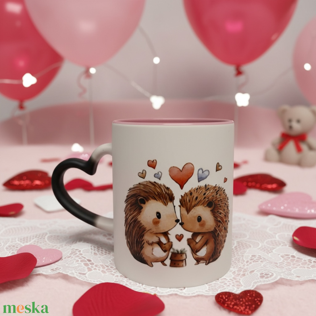 Bögre Valentin napra - otthon & életmód - konyhafelszerelés, tálalás - tálalás - bögre & csésze - Meska.hu