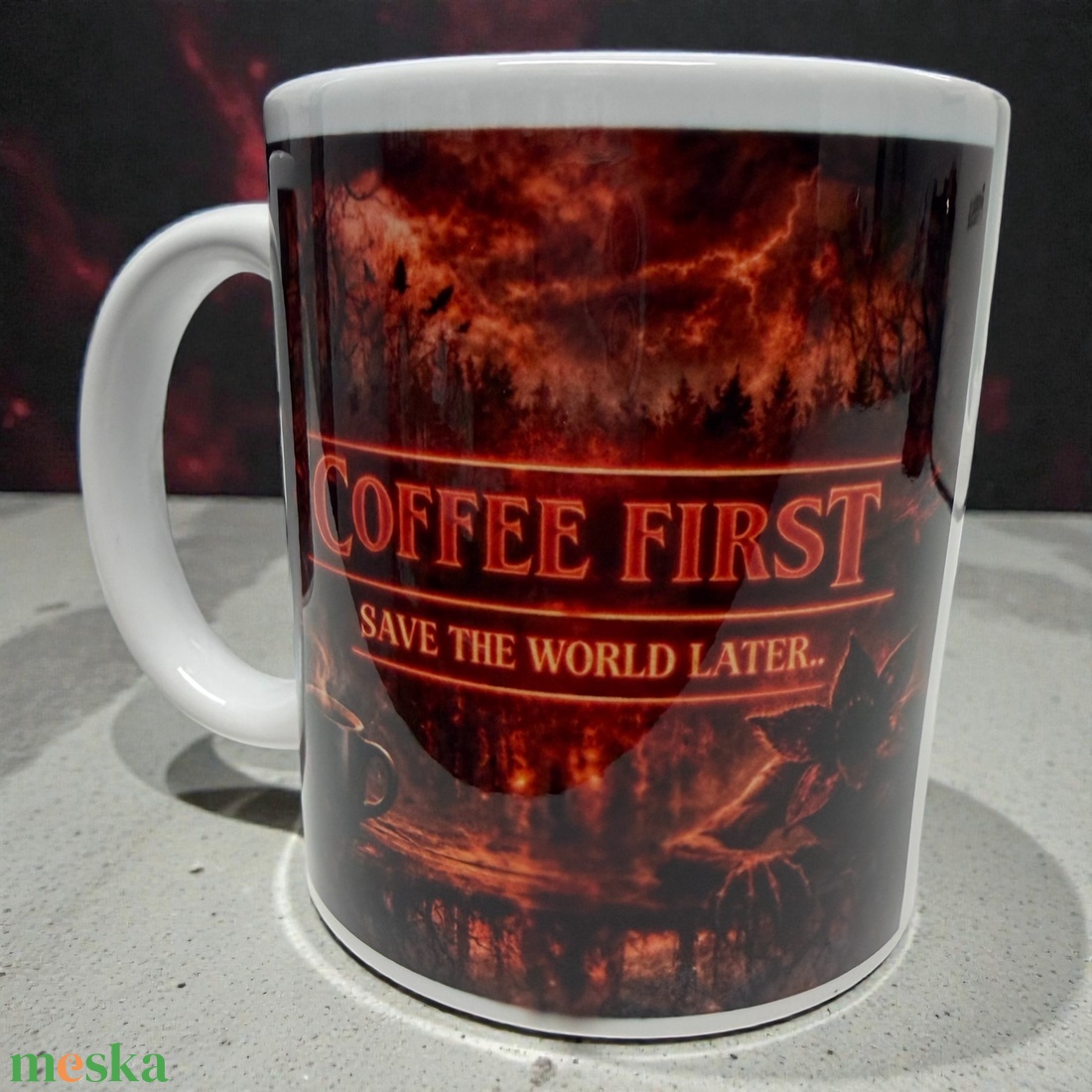 Bögre - Coffee first - otthon & életmód - konyhafelszerelés, tálalás - tálalás - bögre & csésze - Meska.hu