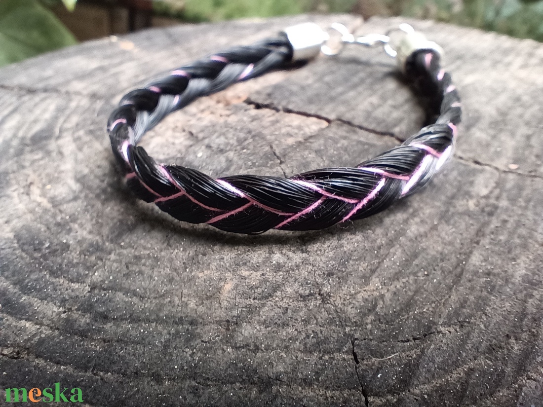 Egyedi lószőr karkötő  - ékszer - karkötő - fonott karkötő - Meska.hu