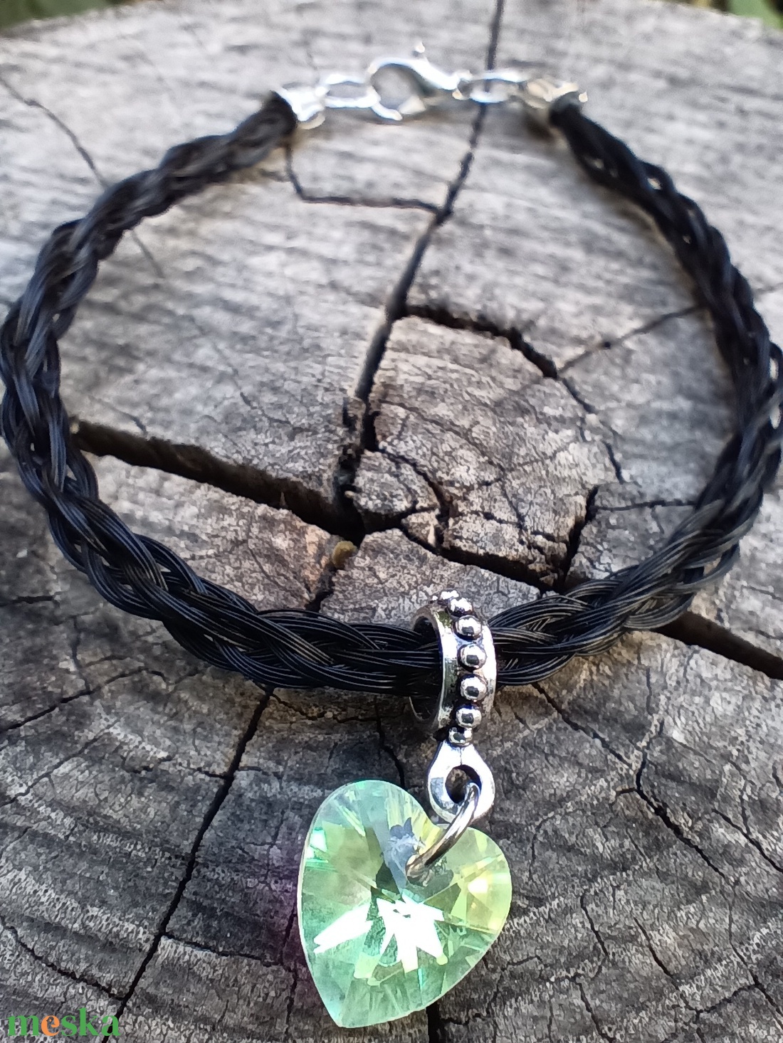 Egyedi lószőr karkötő  - ékszer - karkötő - fonott karkötő - Meska.hu