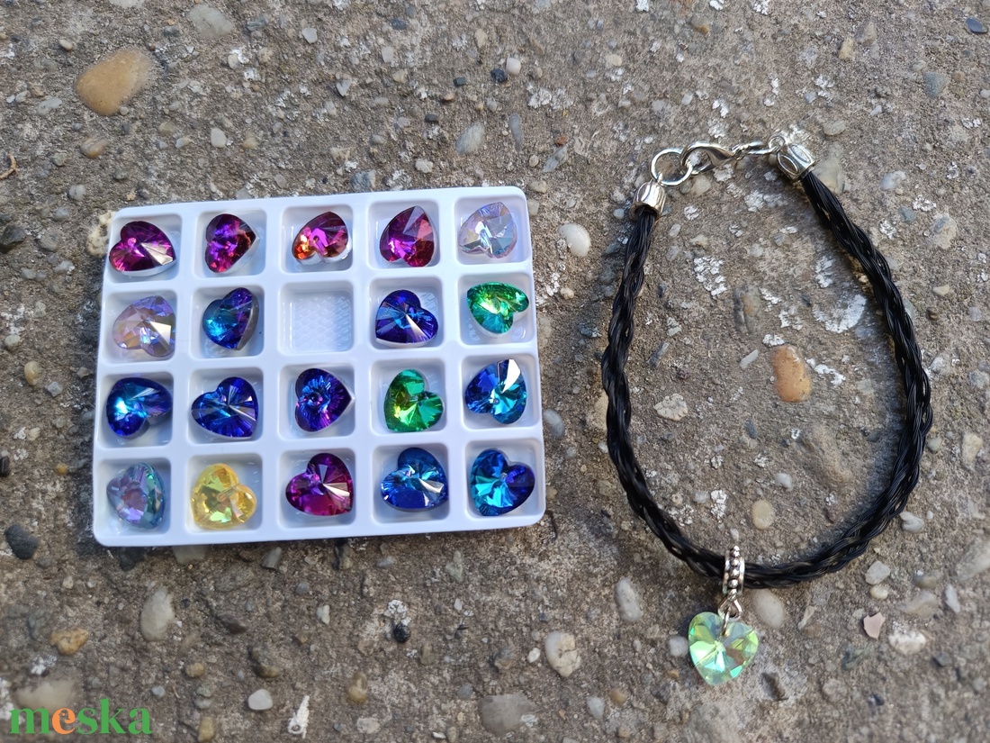 Egyedi lószőr karkötő  - ékszer - karkötő - fonott karkötő - Meska.hu