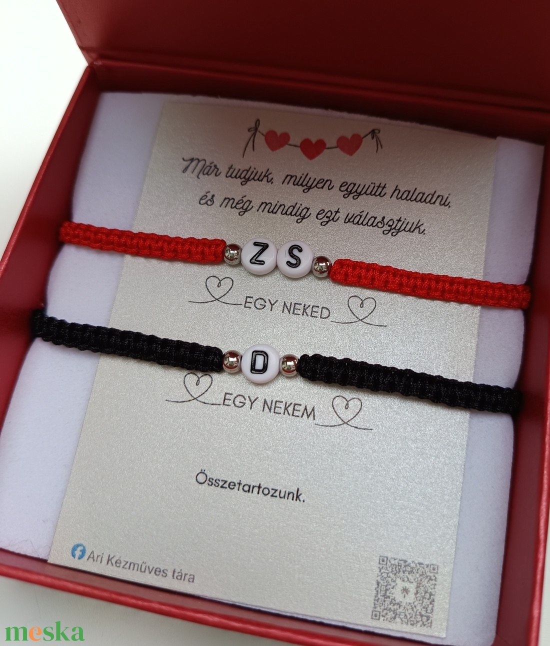 Páros karkötő ajándékcsomag - ruha & divat - páros szett - női-férfi páros szett - Meska.hu