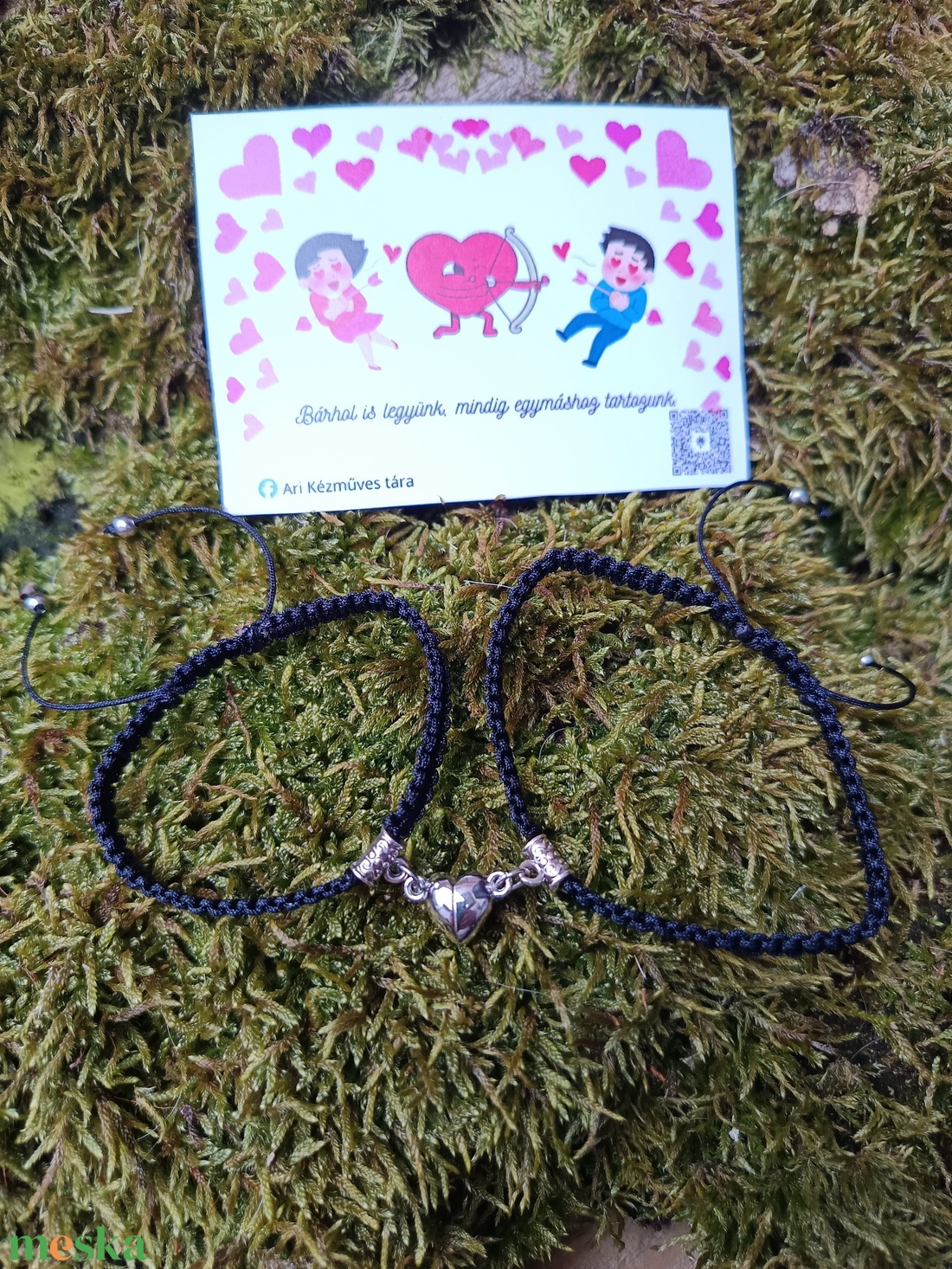 Mágneses páros karkötő - ruha & divat - páros szett - női-férfi páros szett - Meska.hu