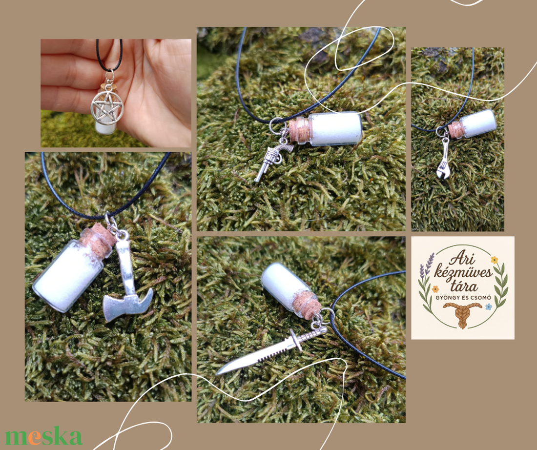 Supernatural Odaát nyaklánc  - ékszer - nyaklánc - medálos nyaklánc - Meska.hu