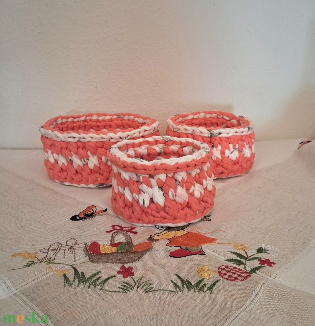 Tavaszi tároló szett  - otthon & életmód - tárolás & rendszerezés - íróasztali tároló - Meska.hu