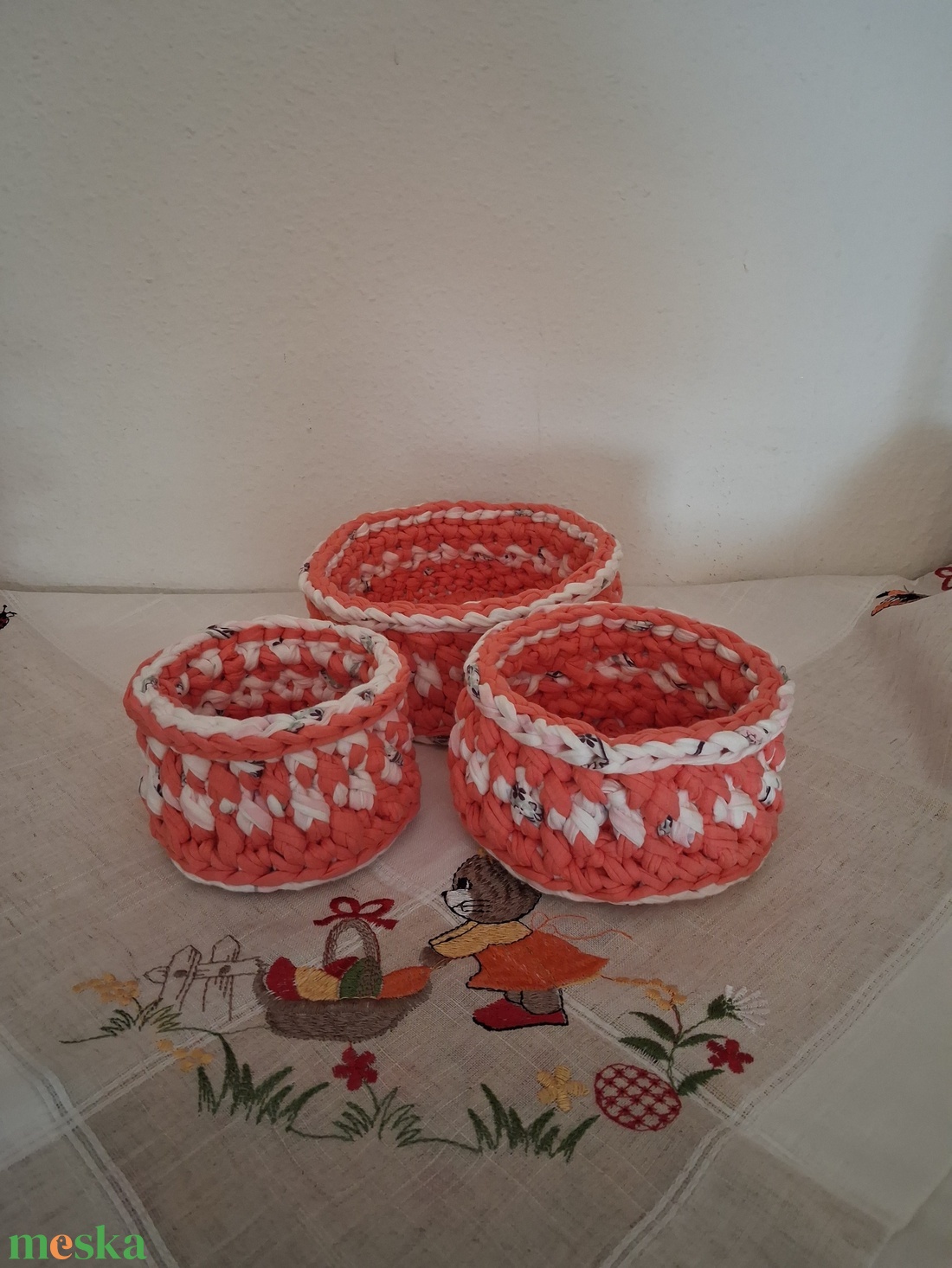 Tavaszi tároló szett  - otthon & életmód - tárolás & rendszerezés - íróasztali tároló - Meska.hu