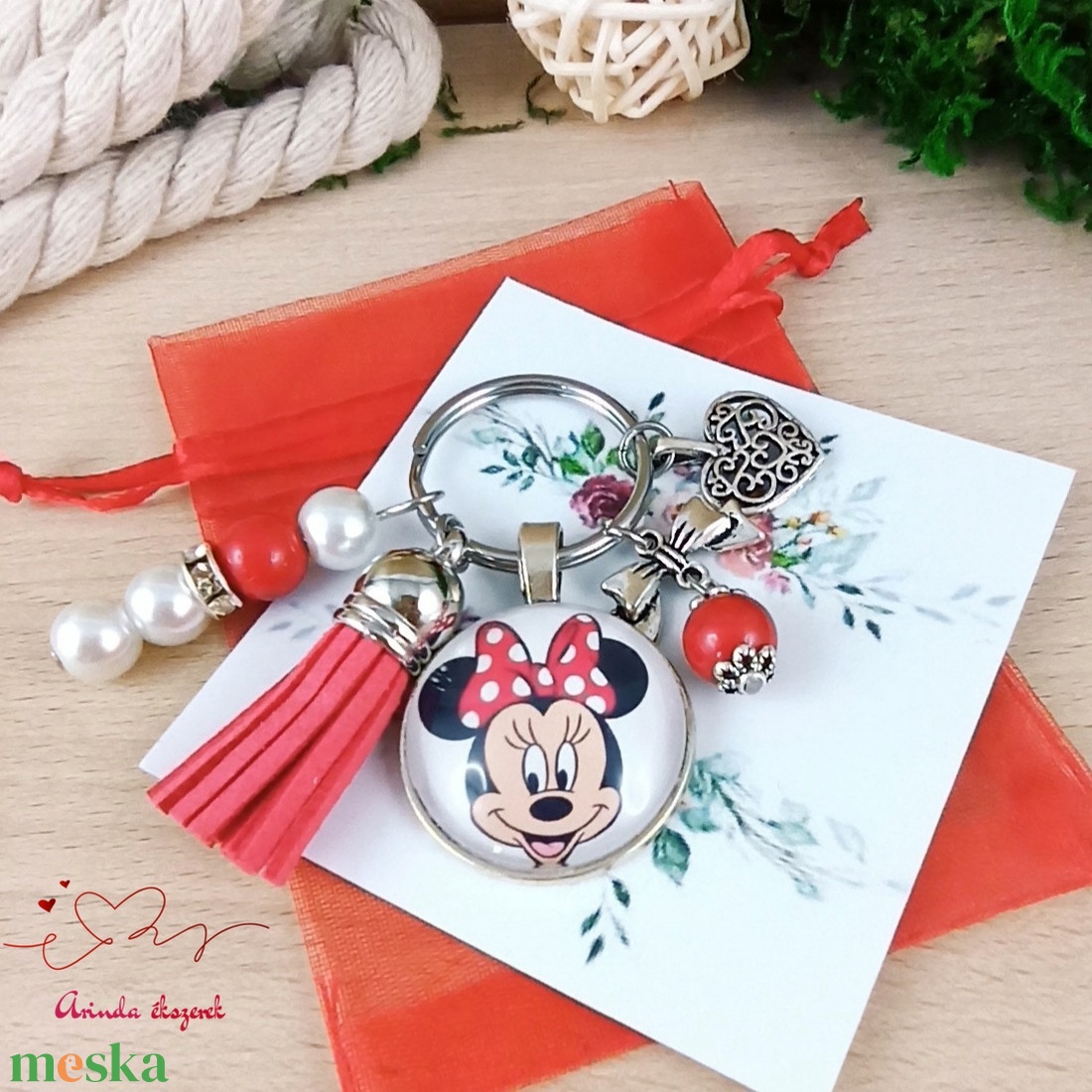 Minnie mintás piros bojtos üveglencsés kulcstartó táskadísz bojtos mikulás karácsony szülinap névnap nyár ajándék - táska & tok - kulcstartó & táskadísz - kulcstartó - Meska.hu Minnie mintás piros bojtos üveglencsés kulcstartó táskadísz bojtos mikulás karácsony szülinap névnap nyár ajándék - táska & tok - kulcstartó & táskadísz - kulcstartó - Meska.hu