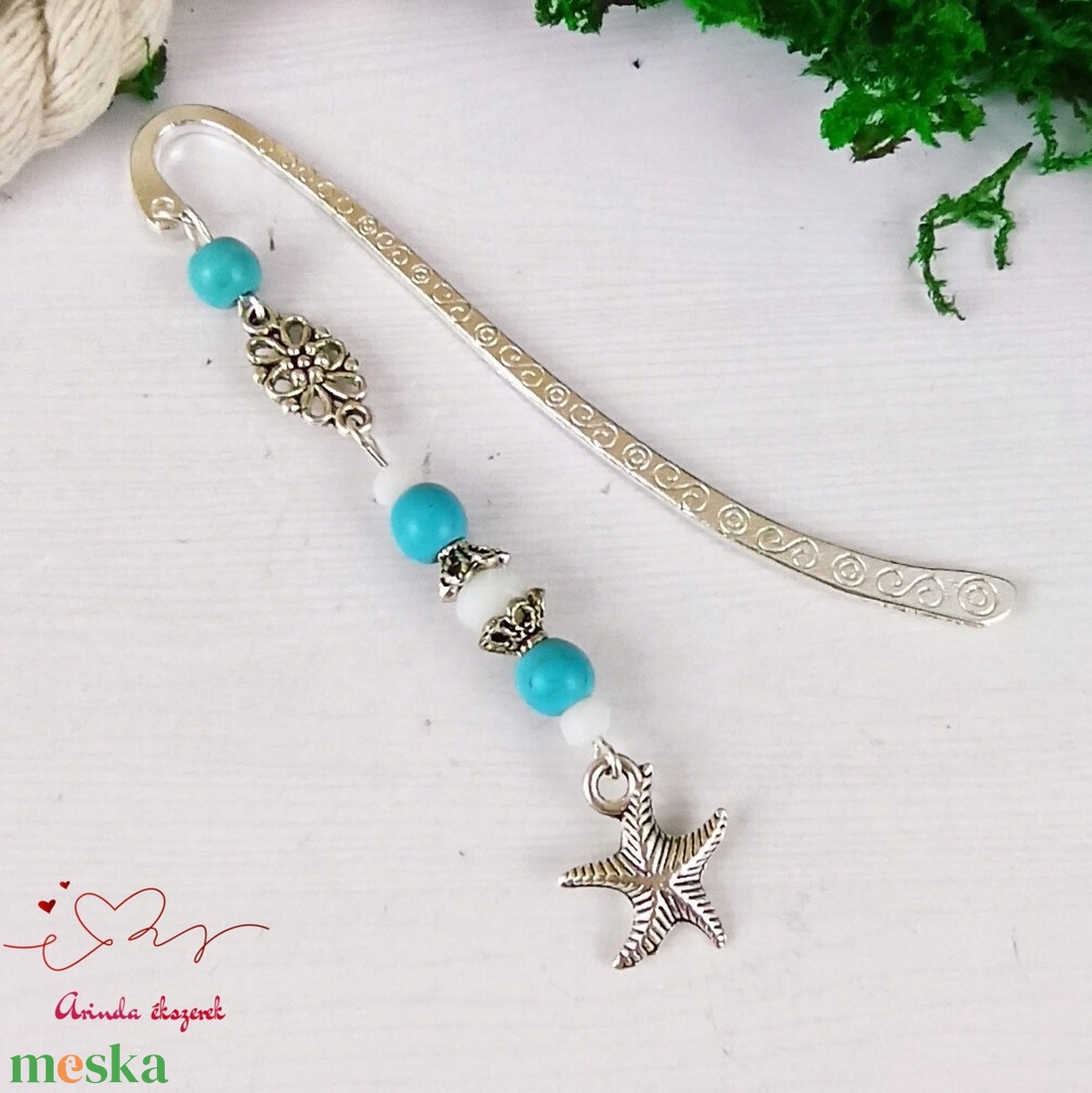 Tengeri csillag könyvjelző egyedi ajándék ballagásra évzáróra pedagógusnak születésnapra névnapra nőnek lánynak  - könyv & zene - könyvjelző - Meska.hu