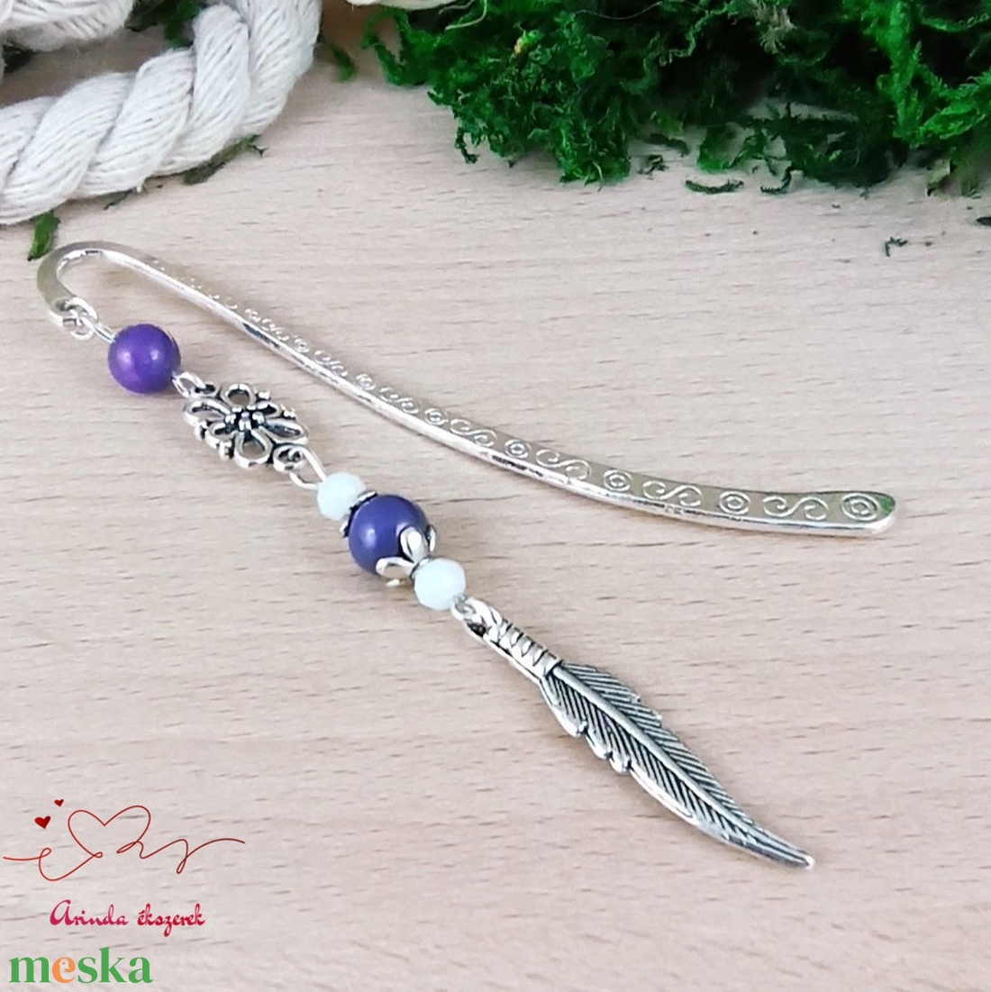 Lila toll könyvjelző egyedi ajándék ballagásra évzáróra pedagógusnak születésnapra névnapra nőnek lánynak - könyv & zene - könyvjelző - Meska.hu