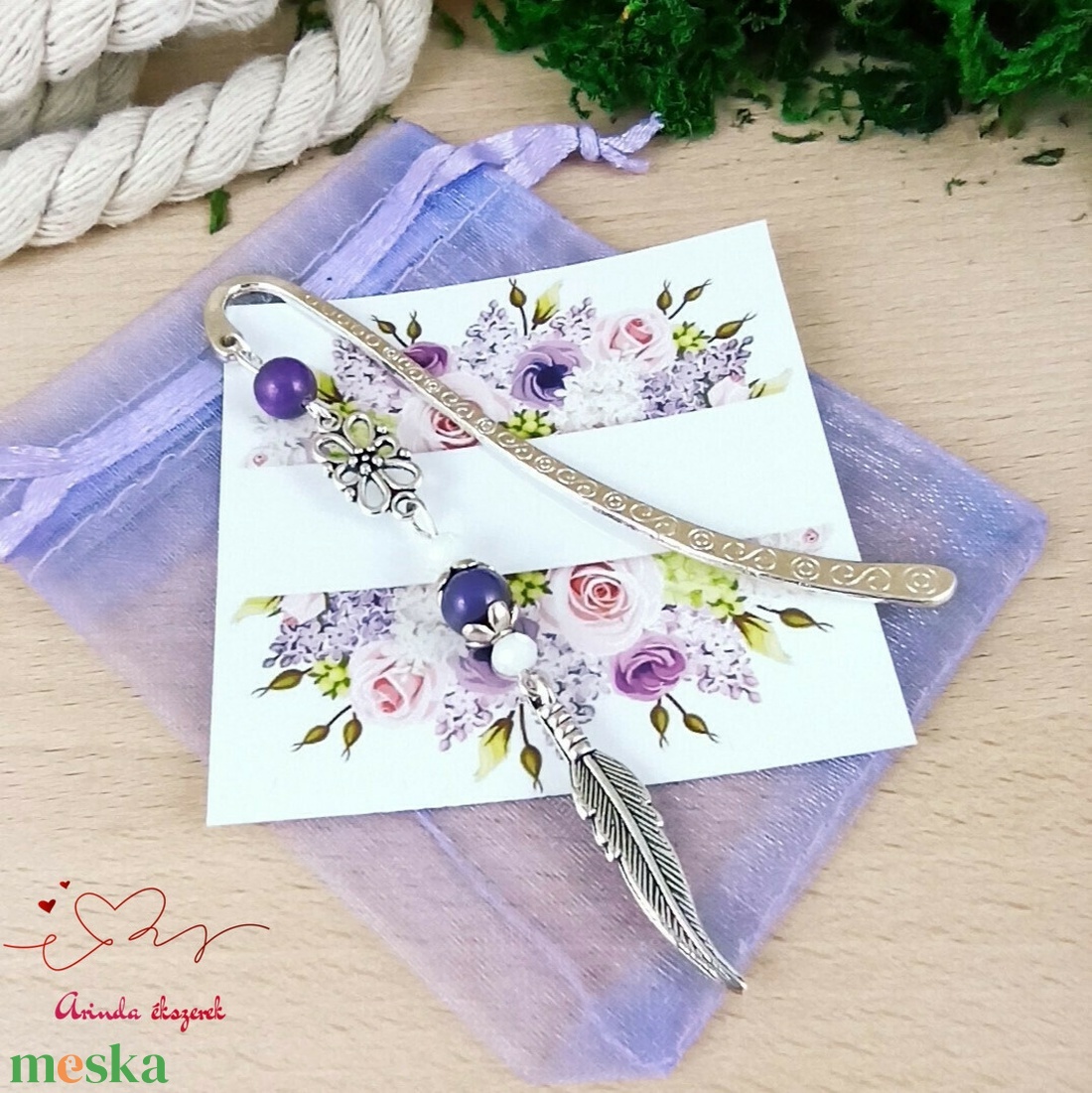 Lila toll könyvjelző egyedi ajándék ballagásra évzáróra pedagógusnak születésnapra névnapra nőnek lánynak - könyv & zene - könyvjelző - Meska.hu