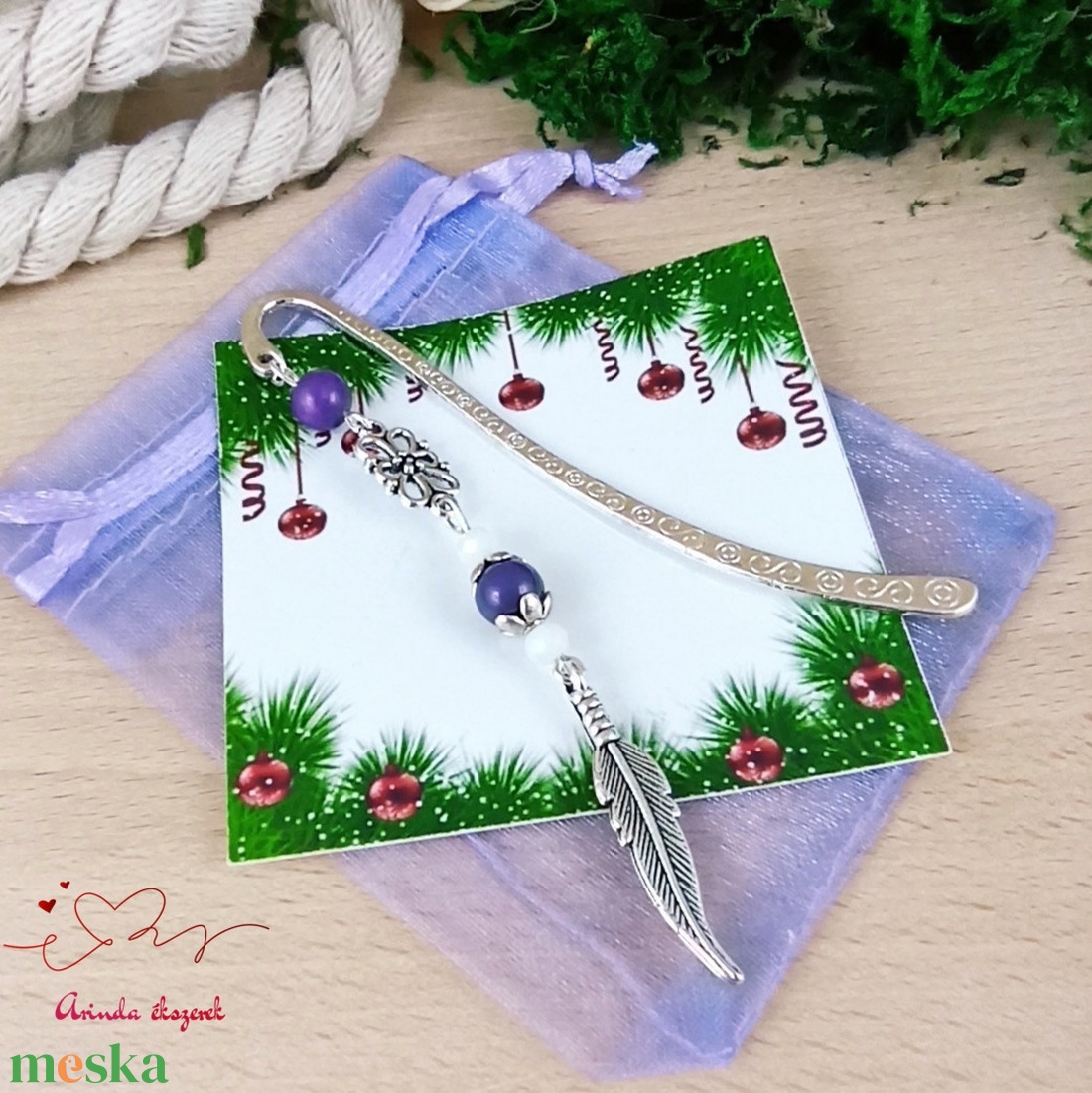 Lila toll könyvjelző egyedi ajándék ballagásra évzáróra pedagógusnak születésnapra névnapra nőnek lánynak - könyv & zene - könyvjelző - Meska.hu