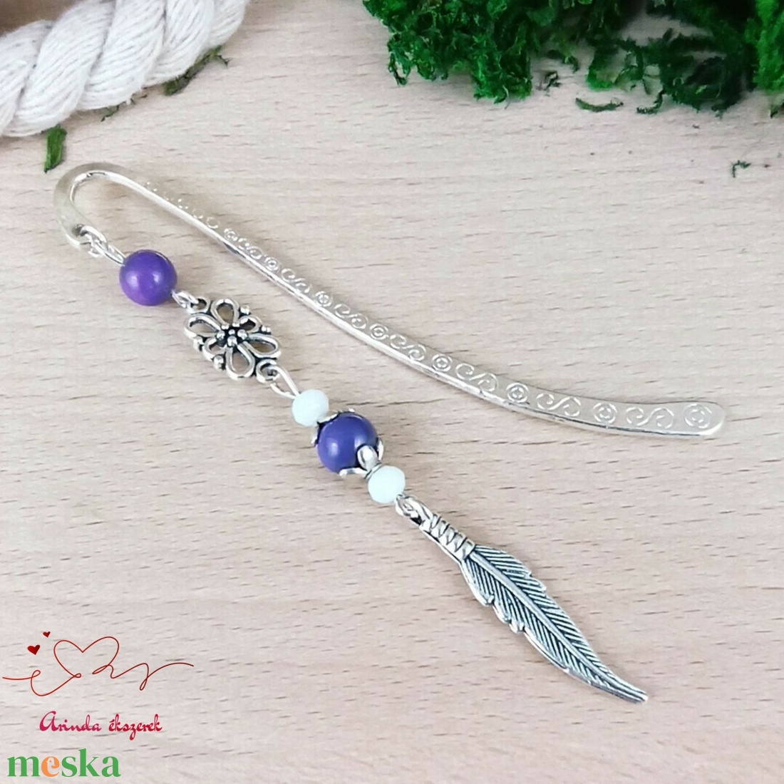 Lila toll könyvjelző egyedi ajándék ballagásra évzáróra pedagógusnak születésnapra névnapra nőnek lánynak - könyv & zene - könyvjelző - Meska.hu