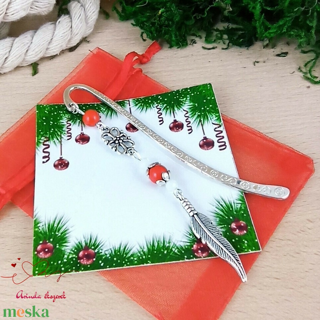 Piros toll könyvjelző egyedi ajándék ballagásra évzáróra pedagógusnak születésnapra névnapra nőnek lánynak  - könyv & zene - könyvjelző - Meska.hu