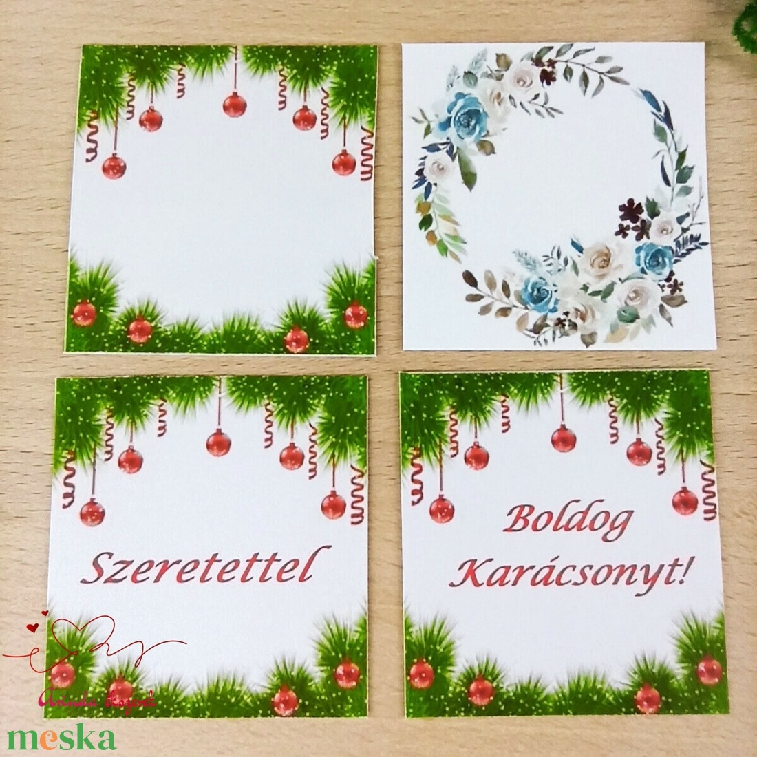 10 db színterápiás angyalka vegyes színben karácsonyi ajándék ötlet ajándékkísérő - karácsony - karácsonyi ajándékozás - karácsonyi képeslap, üdvözlőlap, ajándékkísérő - Meska.hu