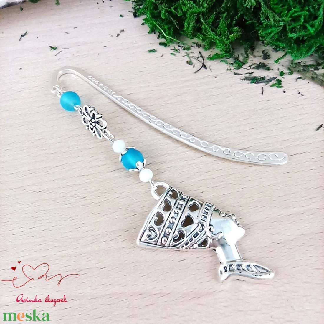 Világoskék fáraó könyvjelző egyedi ajándék ballagásra évzáróra pedagógusnak születésnapra névnapra nőnek lánynak  - könyv & zene - könyvjelző - Meska.hu