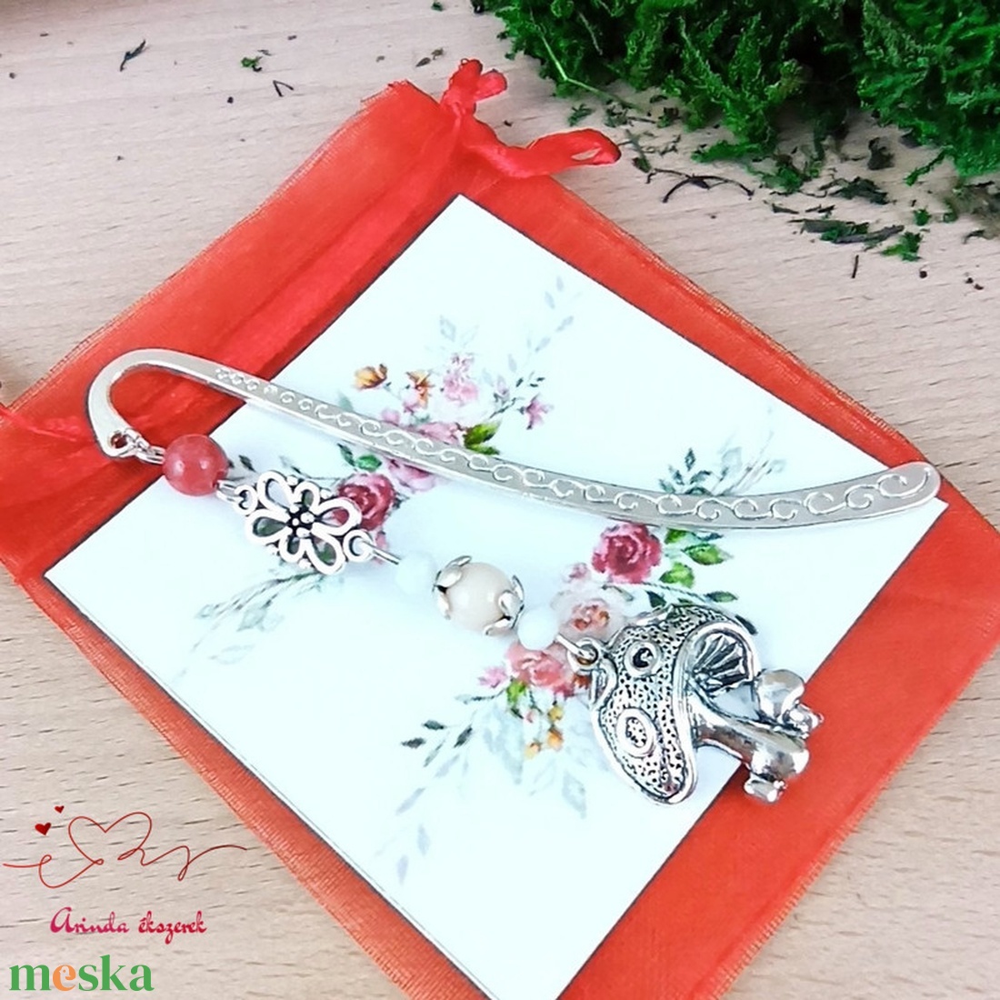 Gomba könyvjelző egyedi ajándék ballagásra évzáróra pedagógusnak születésnapra névnapra nőnek lánynak  - könyv & zene - könyvjelző - Meska.hu