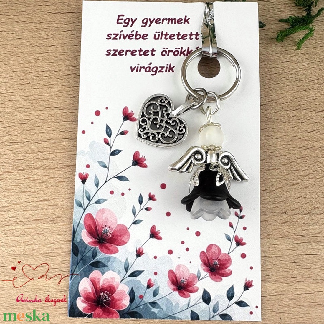 Óvónéni dadus ajándék szerencse fekete angyal kulcstartó ajándékkártyával választható medállal szív angyal angyalszárny - táska & tok - kulcstartó & táskadísz - kulcstartó - Meska.hu Óvónéni dadus ajándék szerencse fekete angyal kulcstartó ajándékkártyával választható medállal szív angyal angyalszárny - táska & tok - kulcstartó & táskadísz - kulcstartó - Meska.hu