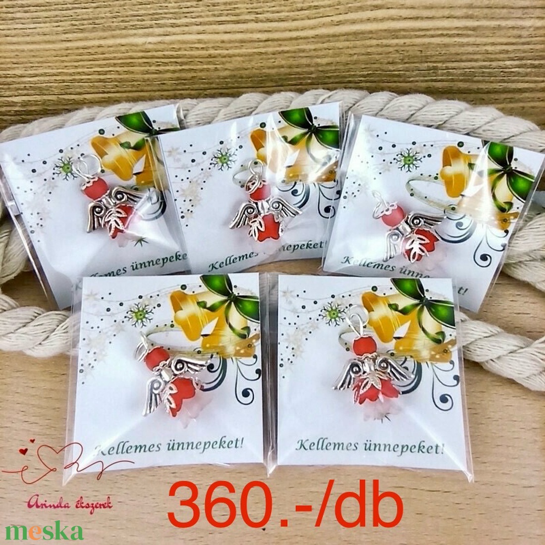 Angyalka medál piros 5 db-os csomagban ajándékkártyával karácsonyi apróság kollégának osztálytársnak vendégnek - ékszer - nyaklánc - medál - Meska.hu Angyalka medál piros 5 db-os csomagban ajándékkártyával karácsonyi apróság kollégának osztálytársnak vendégnek - ékszer - nyaklánc - medál - Meska.hu