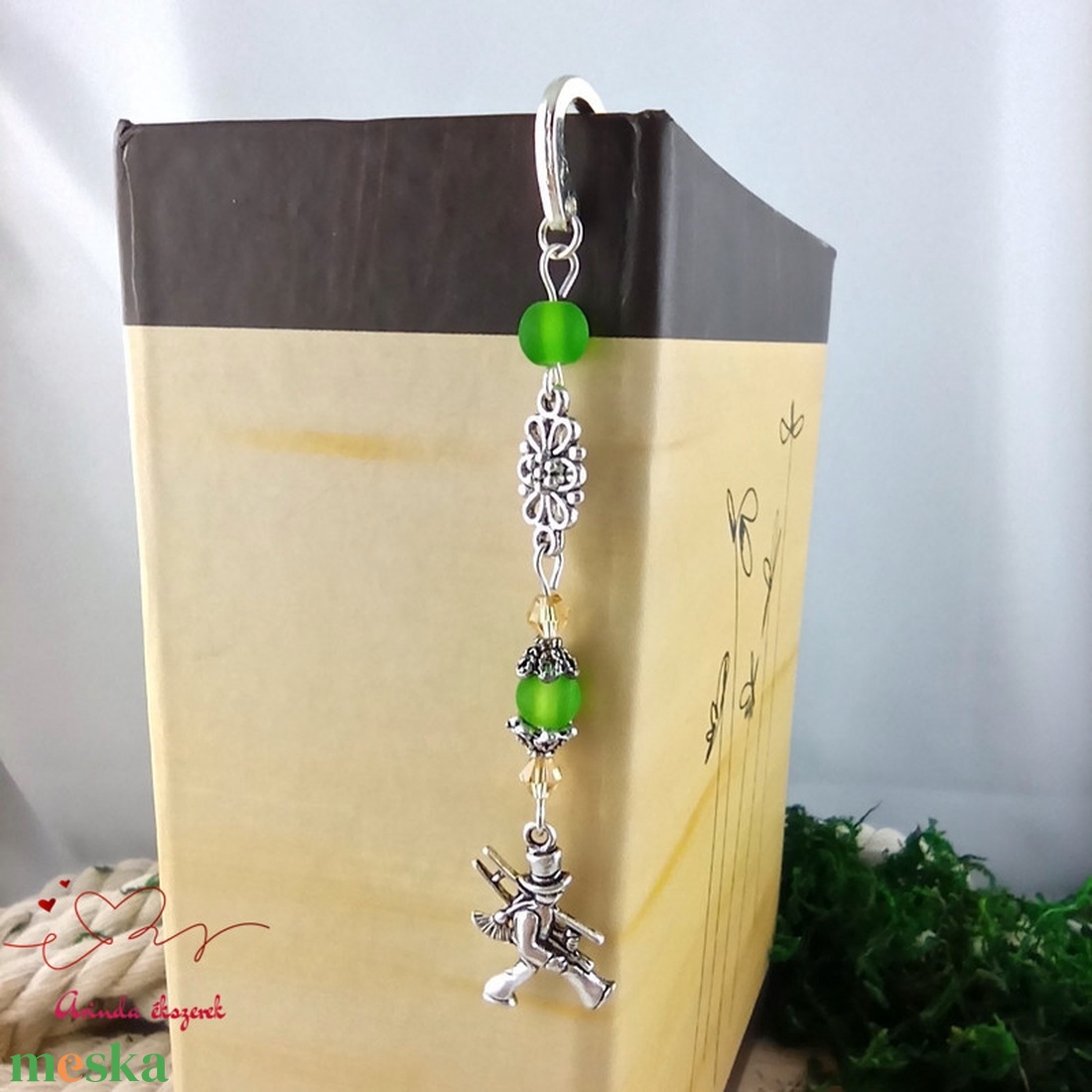 Kéményseprő könyvjelző  - könyv & zene - könyvjelző - Meska.hu