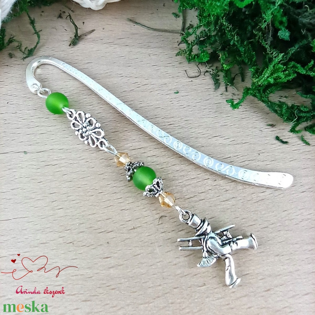 Kéményseprő könyvjelző  - könyv & zene - könyvjelző - Meska.hu