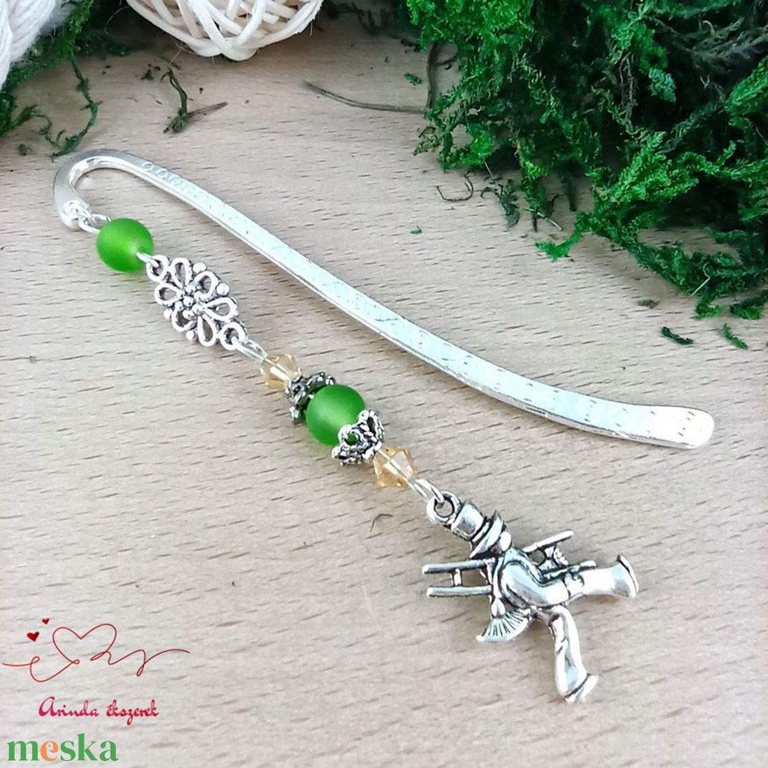 Kéményseprő könyvjelző  - könyv & zene - könyvjelző - Meska.hu