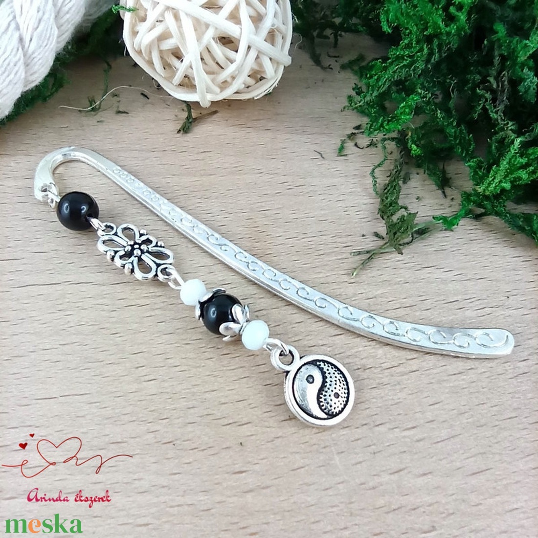 Jinjang könyvjelző - könyv & zene - könyvjelző - Meska.hu