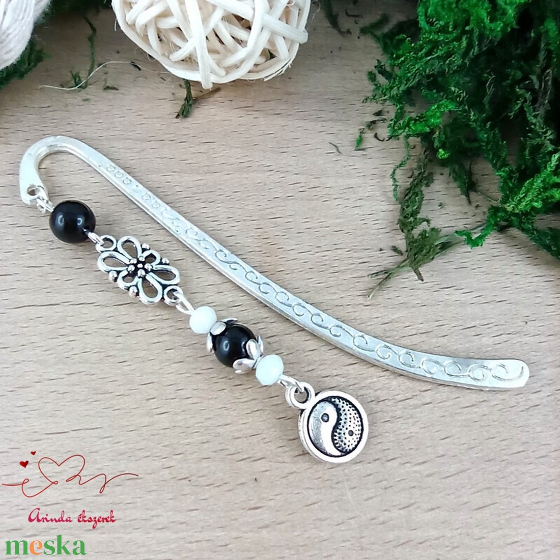 Jinjang könyvjelző - könyv & zene - könyvjelző - Meska.hu