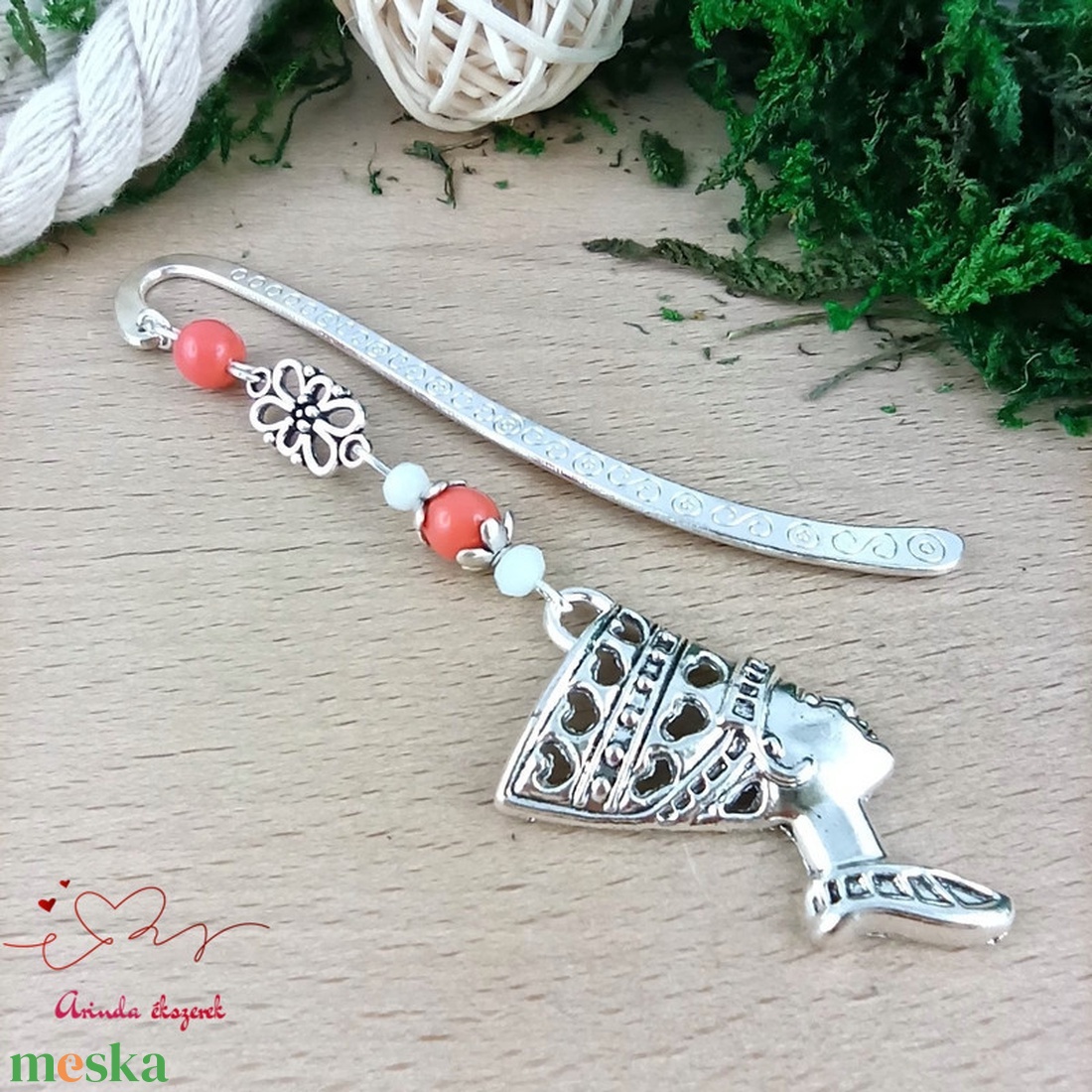 Narancs fáraó könyvjelző - könyv & zene - könyvjelző - Meska.hu