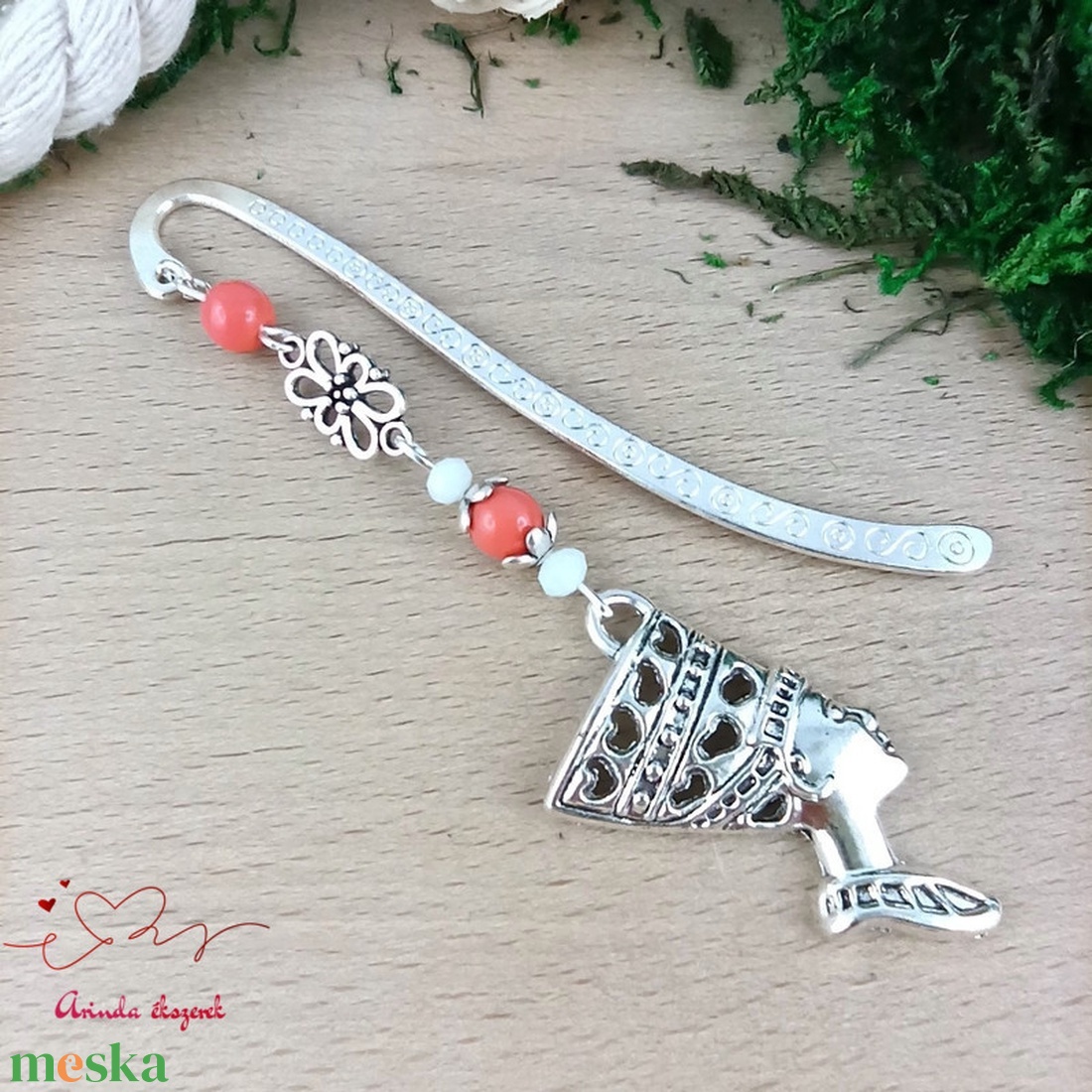 Narancs fáraó könyvjelző - könyv & zene - könyvjelző - Meska.hu