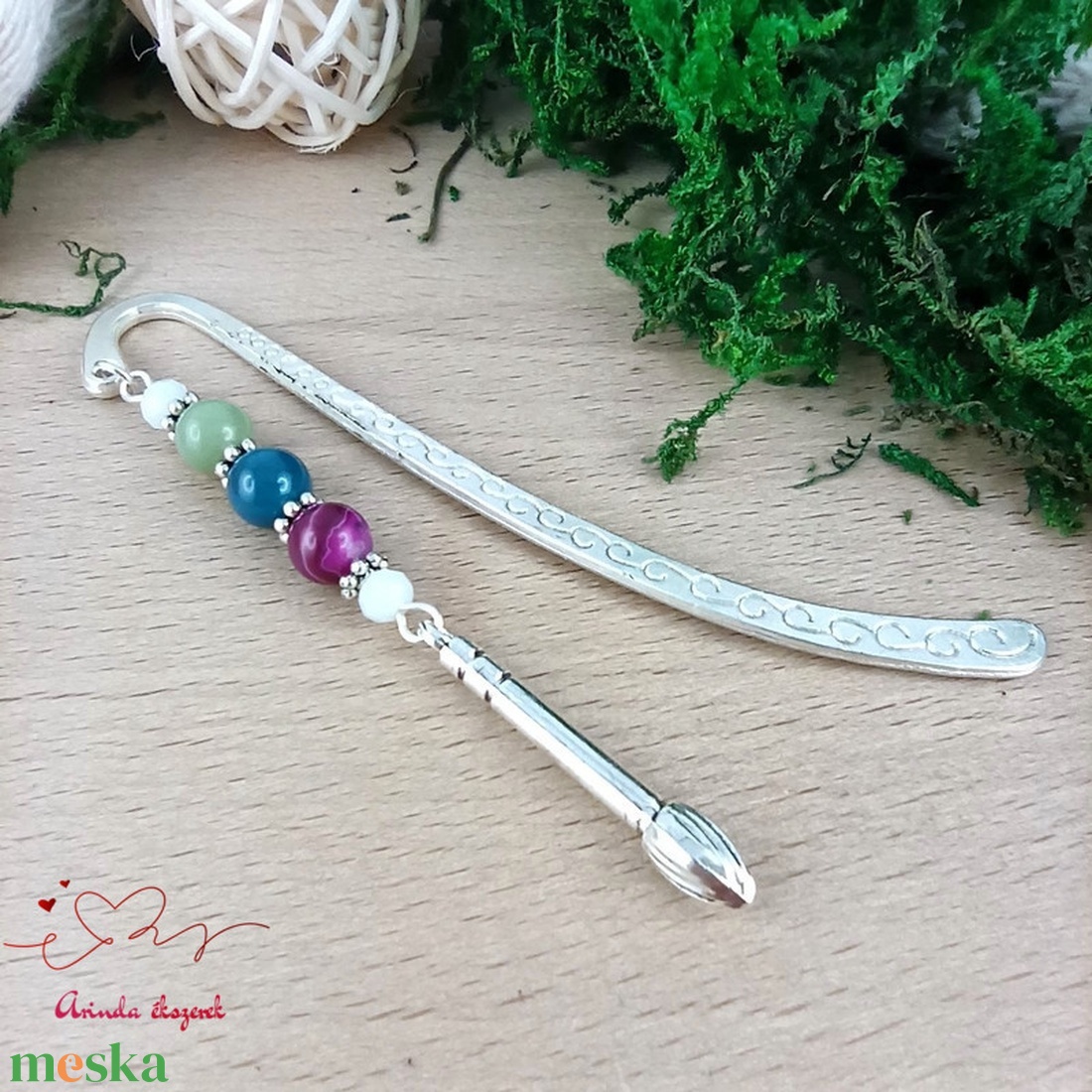 Ecset festőecset könyvjelző  - könyv & zene - könyvjelző - Meska.hu