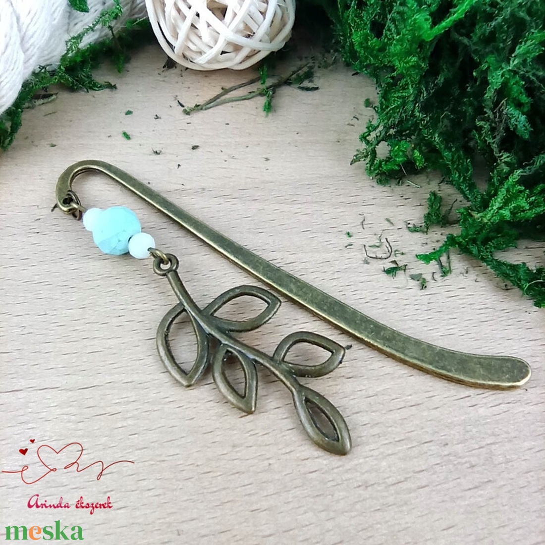 Leveles ág könyvjelző - könyv & zene - könyvjelző - Meska.hu