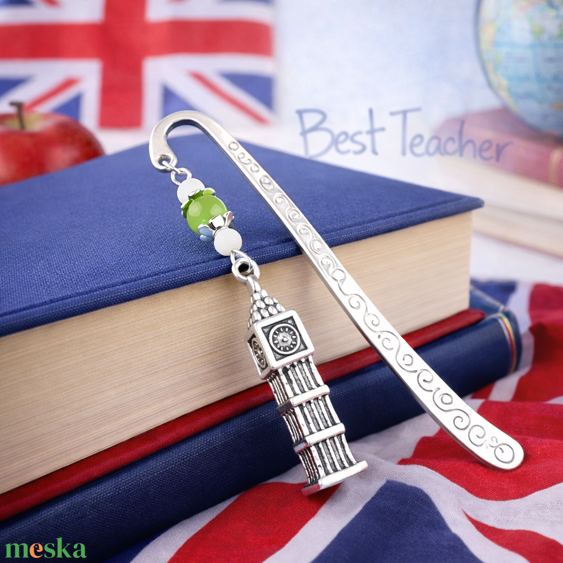 Big Ben könyvjelző � angoltanár ajándék pedagógusnapra, évzáróra, egyedi fém könyvjelző London motívummal - könyv & zene - könyvjelző - Meska.hu