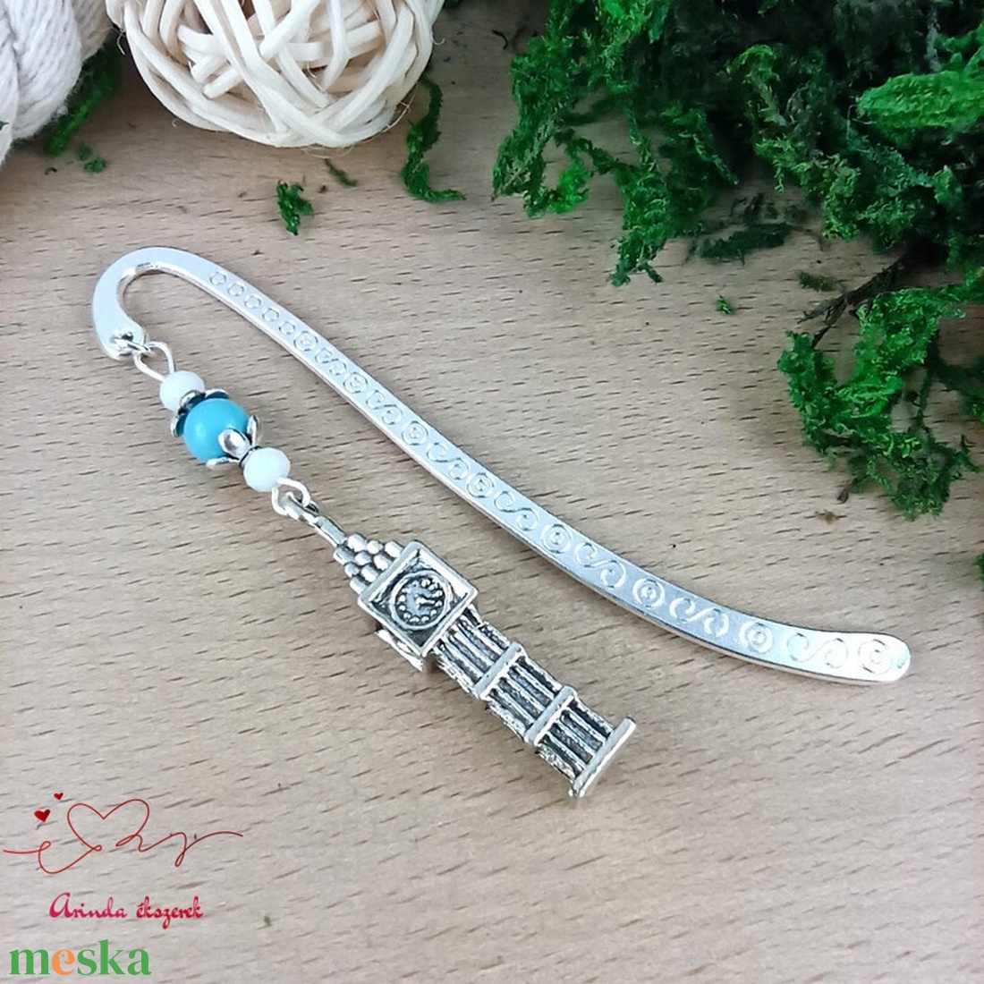 Big Ben könyvjelző � angoltanár ajándék pedagógusnapra, évzáróra, egyedi fém könyvjelző London motívummal - könyv & zene - könyvjelző - Meska.hu