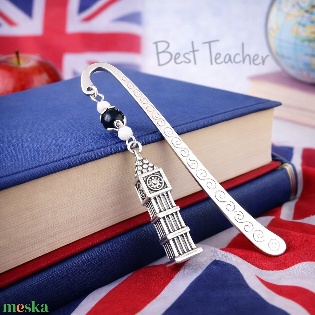 Big Ben könyvjelző � angoltanár ajándék pedagógusnapra, évzáróra, egyedi fém könyvjelző London motívummal - könyv & zene - könyvjelző - Meska.hu