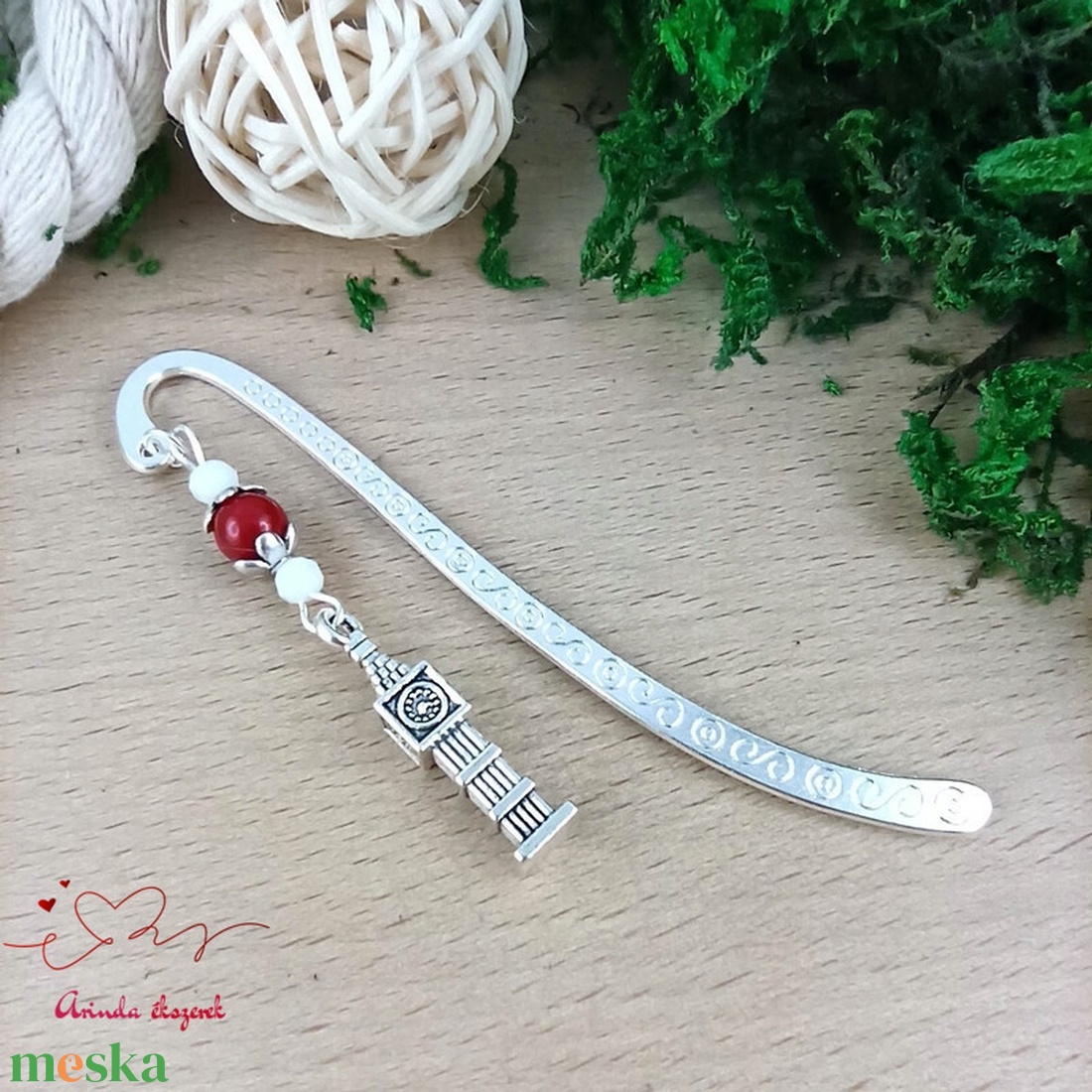 Big Ben könyvjelző � angoltanár ajándék pedagógusnapra, évzáróra, egyedi fém könyvjelző London motívummal - könyv & zene - könyvjelző - Meska.hu