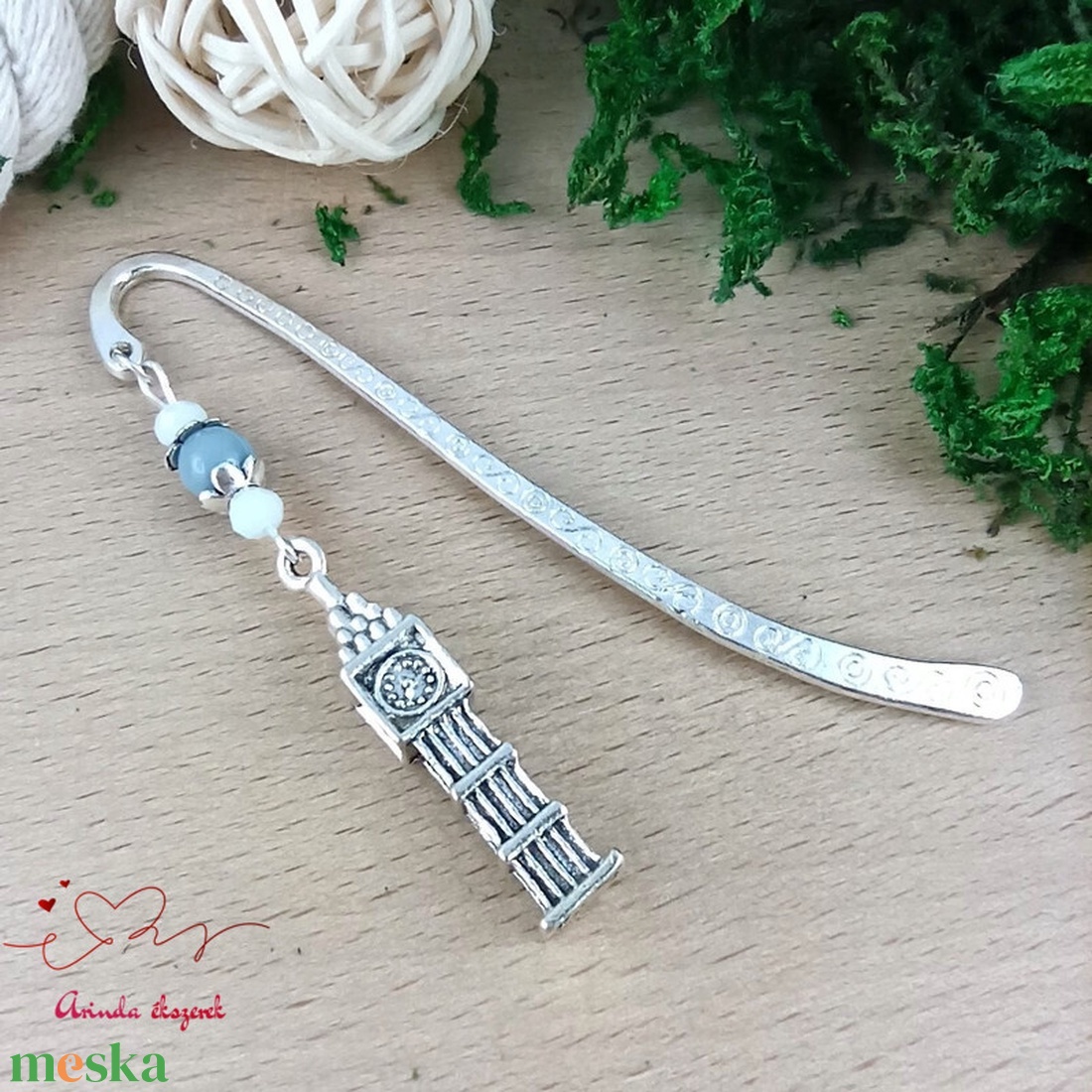 Big Ben könyvjelző � angoltanár ajándék pedagógusnapra, évzáróra, egyedi fém könyvjelző London motívummal - könyv & zene - könyvjelző - Meska.hu