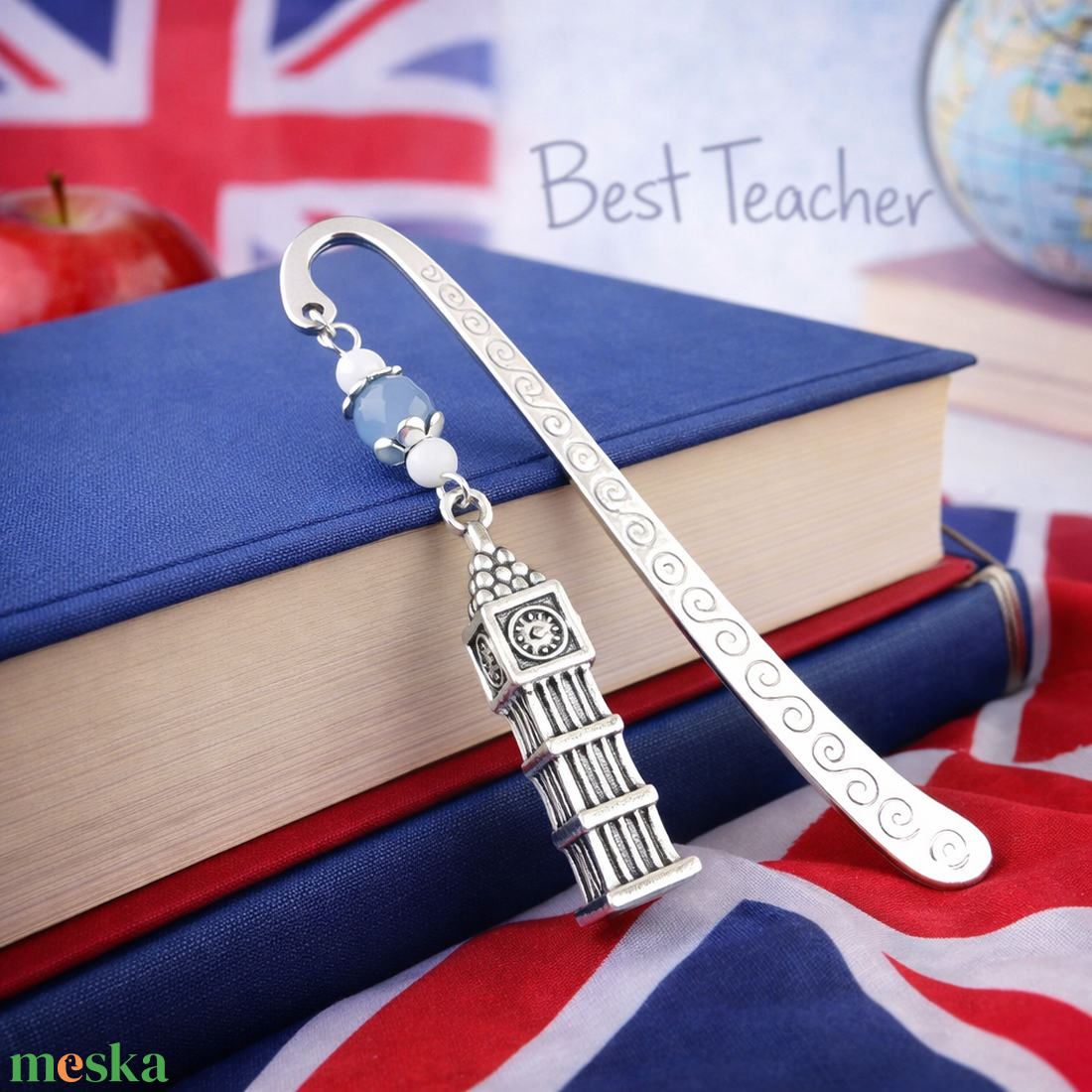 Big Ben könyvjelző � angoltanár ajándék pedagógusnapra, évzáróra, egyedi fém könyvjelző London motívummal - könyv & zene - könyvjelző - Meska.hu