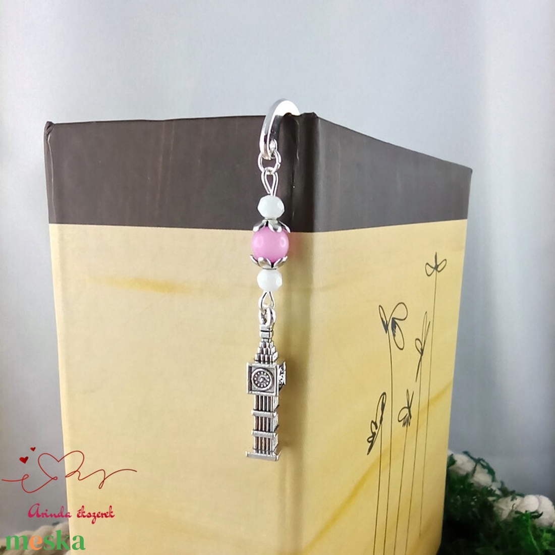 Big Ben könyvjelző � angoltanár ajándék pedagógusnapra, évzáróra, egyedi fém könyvjelző London motívummal - könyv & zene - könyvjelző - Meska.hu