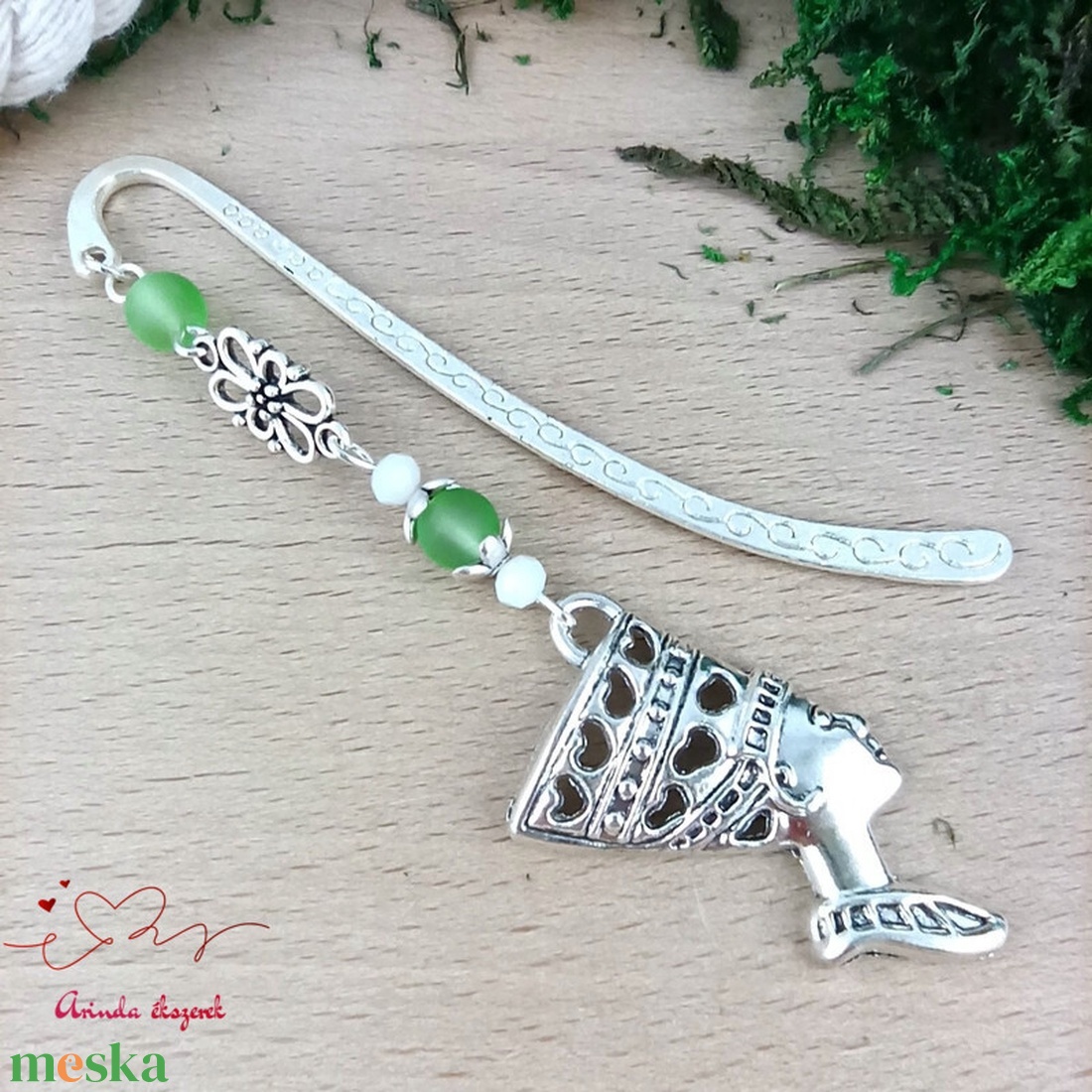 Zöld fáraó mintás könyvjelző � történelemtanár ajándék - könyv & zene - könyvjelző - Meska.hu