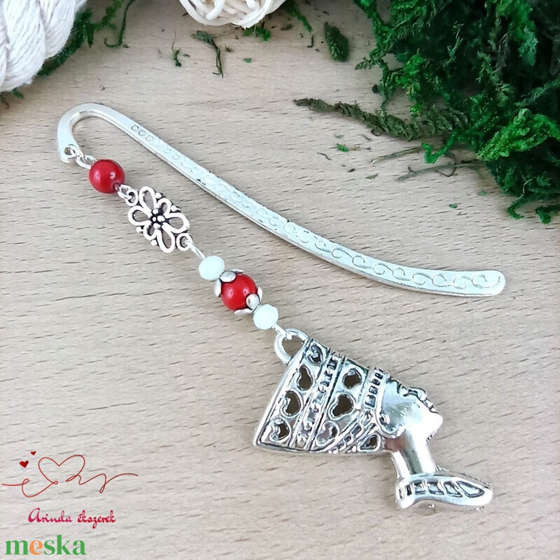 Piros fáraó mintás könyvjelző � történelemtanár ajándék - könyv & zene - könyvjelző - Meska.hu