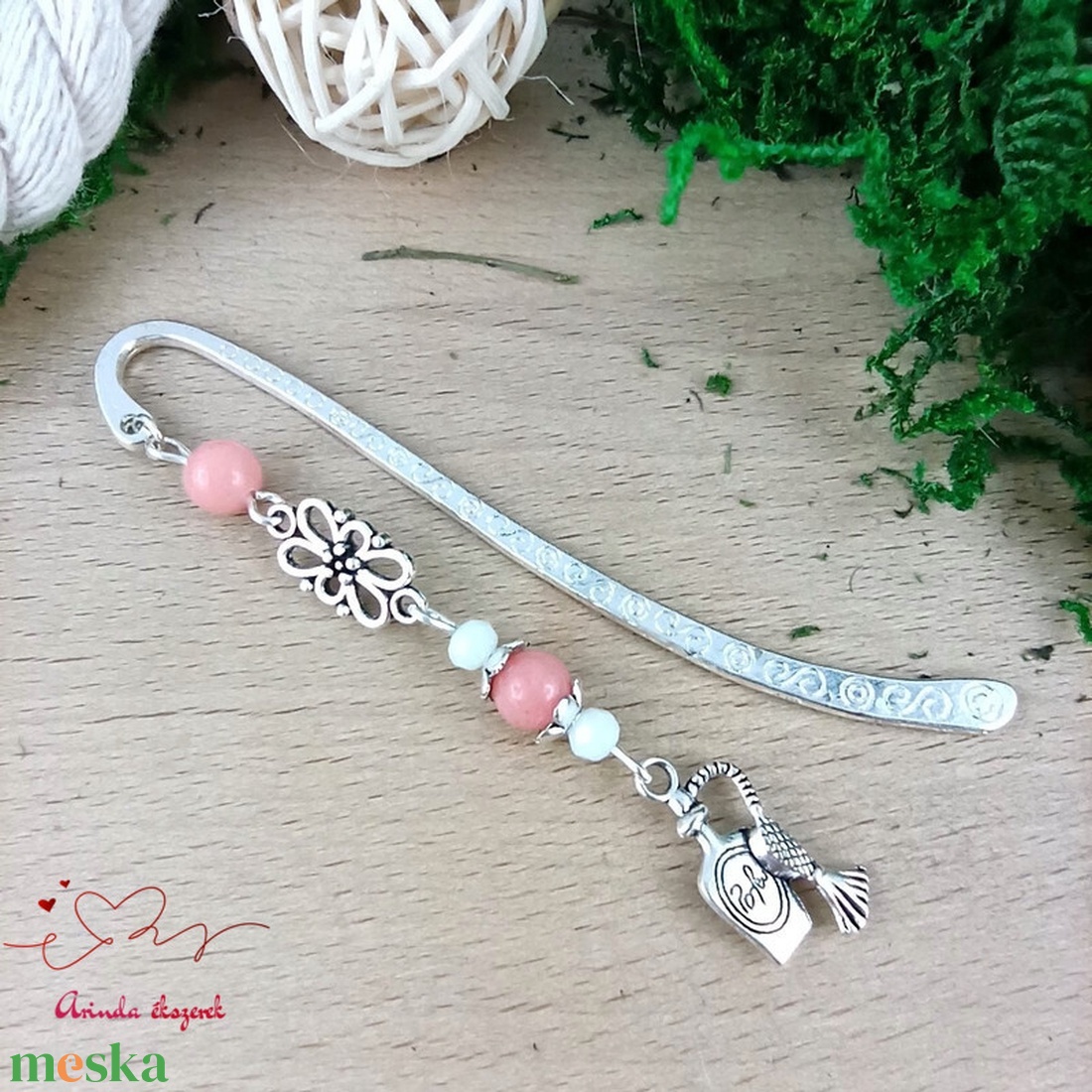 Parfüm charm-os könyvjelző � romantikus, nőies ajándék - könyv & zene - könyvjelző - Meska.hu