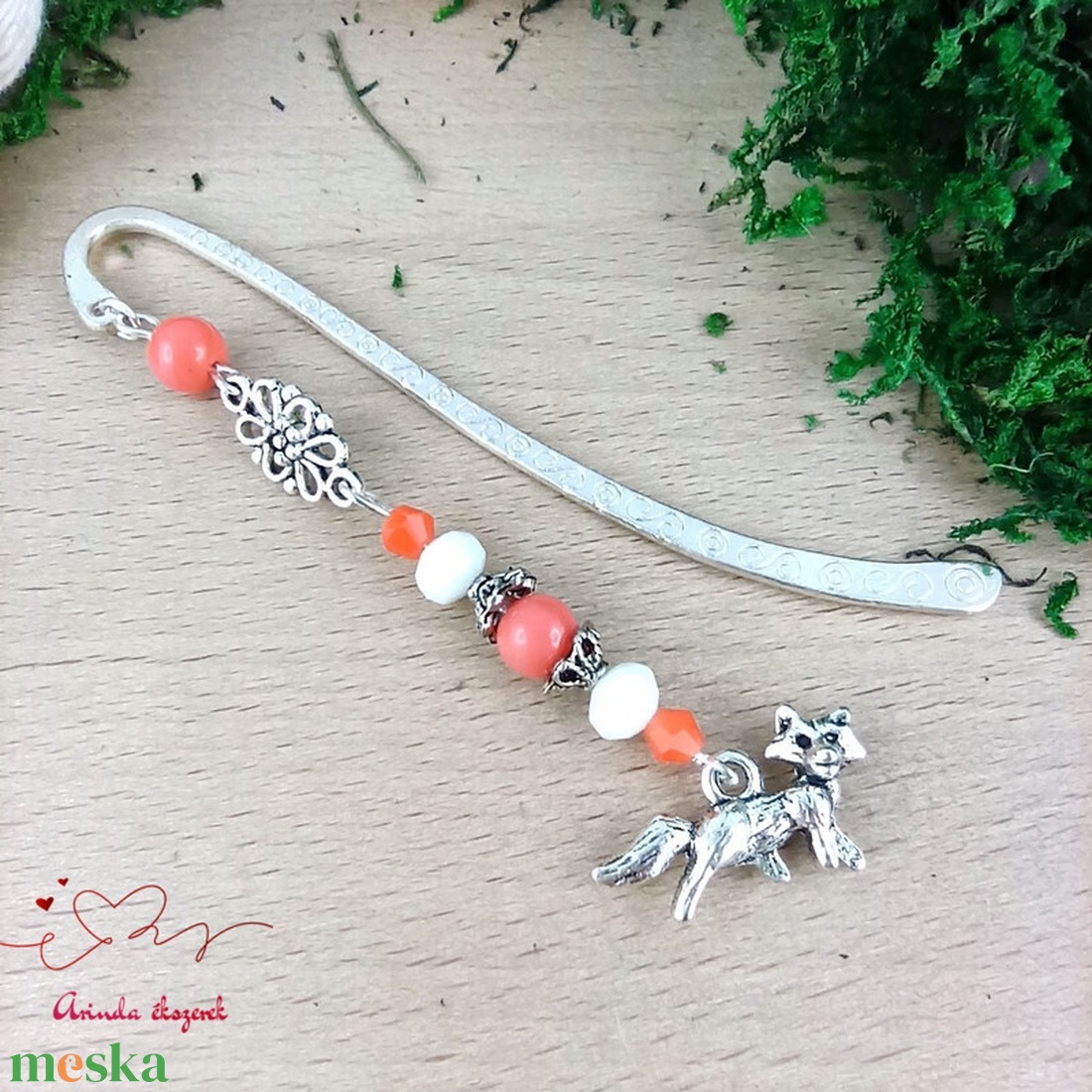 Rókás könyvjelző � természetkedvelőknek, kézműves ajándék - könyv & zene - könyvjelző - Meska.hu