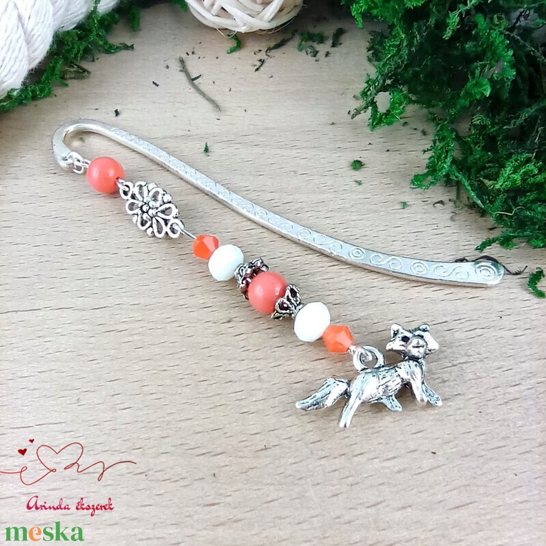 Rókás könyvjelző � természetkedvelőknek, kézműves ajándék - könyv & zene - könyvjelző - Meska.hu