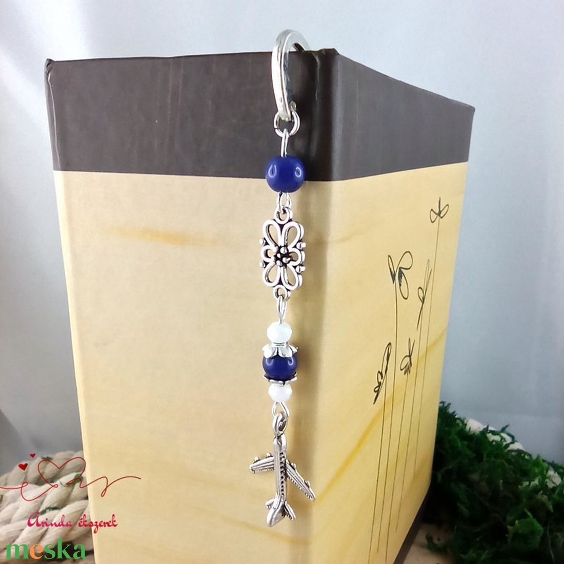 Repülős könyvjelző � utazáskedvelőknek, kézműves ajándék - könyv & zene - könyvjelző - Meska.hu