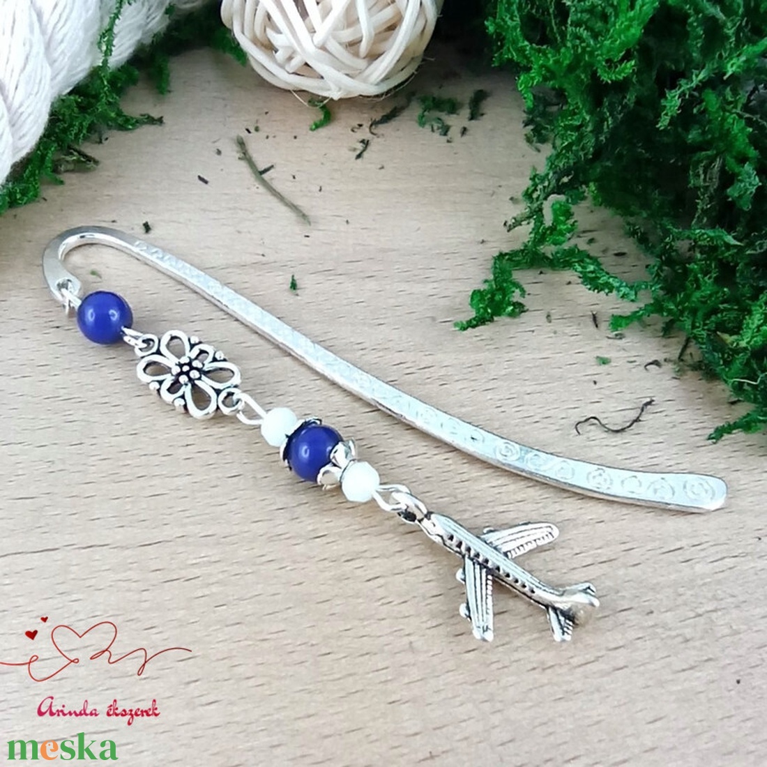 Repülős könyvjelző � utazáskedvelőknek, kézműves ajándék - könyv & zene - könyvjelző - Meska.hu