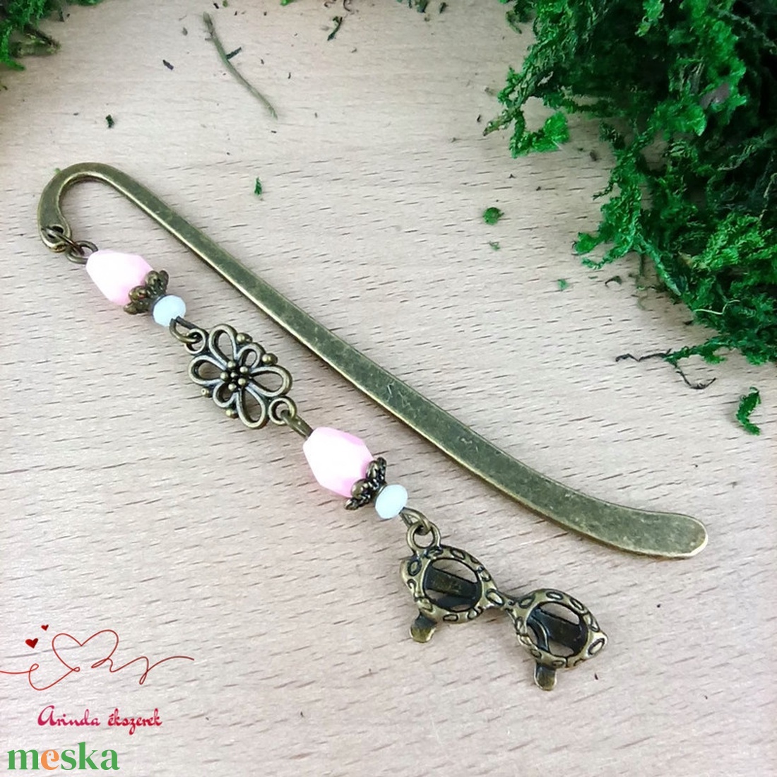 Szemüveges könyvjelző � stílusos olvasóknak, kézműves ajándék - könyv & zene - könyvjelző - Meska.hu