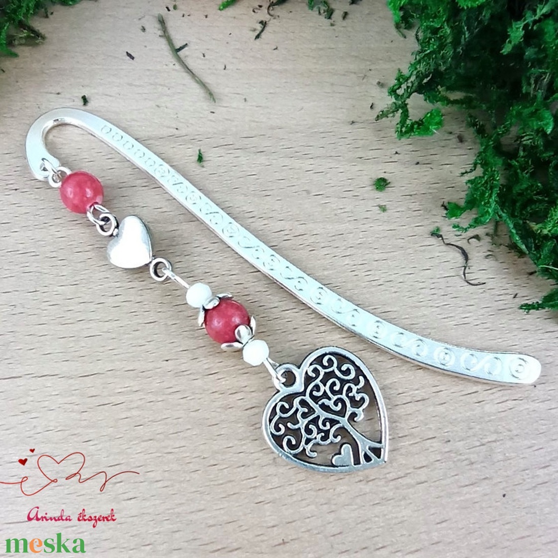 Szív életfa könyvjelző � Anyák napi szeretetjel - könyv & zene - könyvjelző - Meska.hu