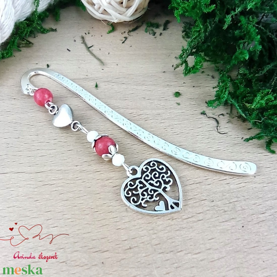 Szív életfa könyvjelző � Anyák napi szeretetjel - könyv & zene - könyvjelző - Meska.hu