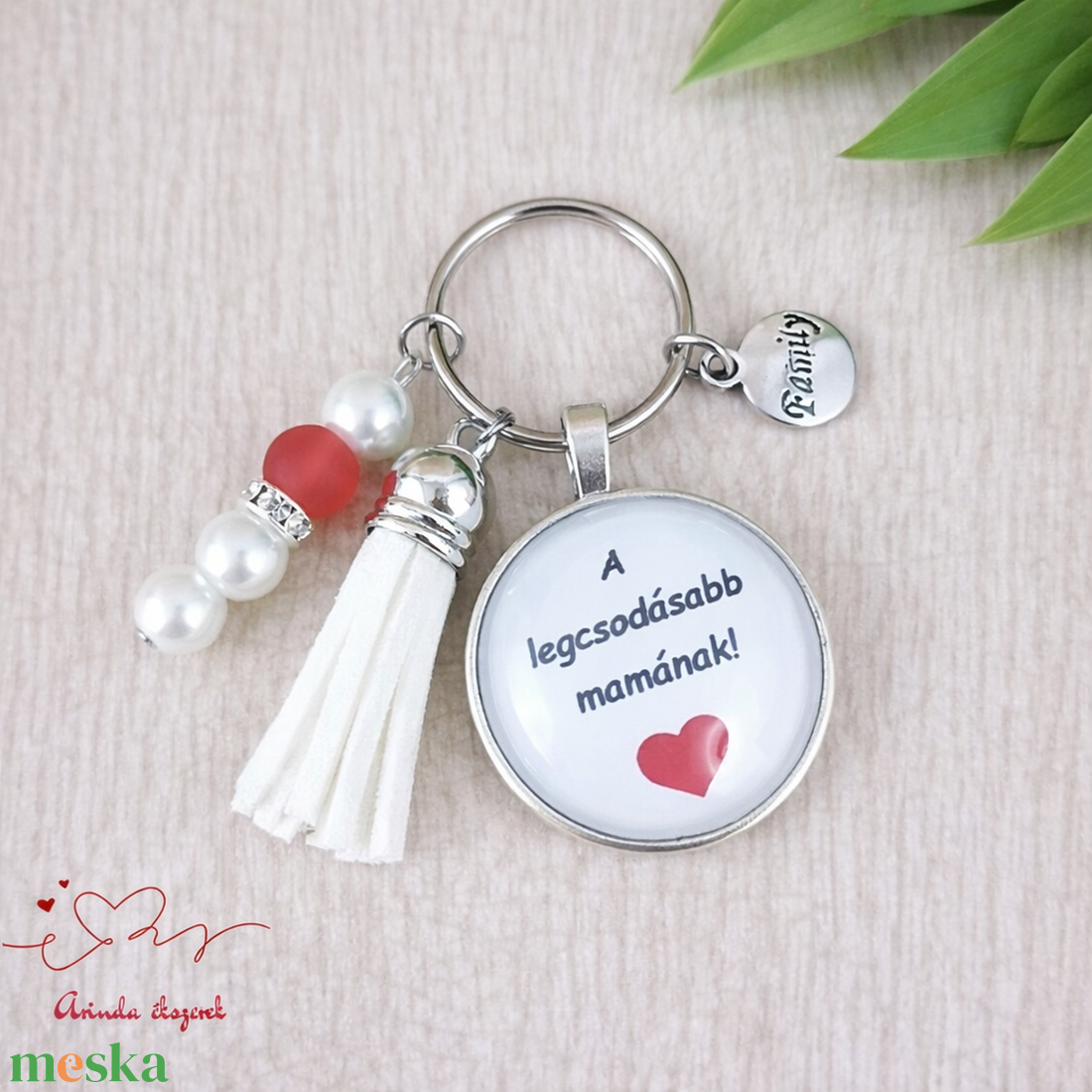 A legcsodásabb mamának idézetes kulcstartó � anyák napi ajándék mamának - táska & tok - kulcstartó & táskadísz - kulcstartó - Meska.hu