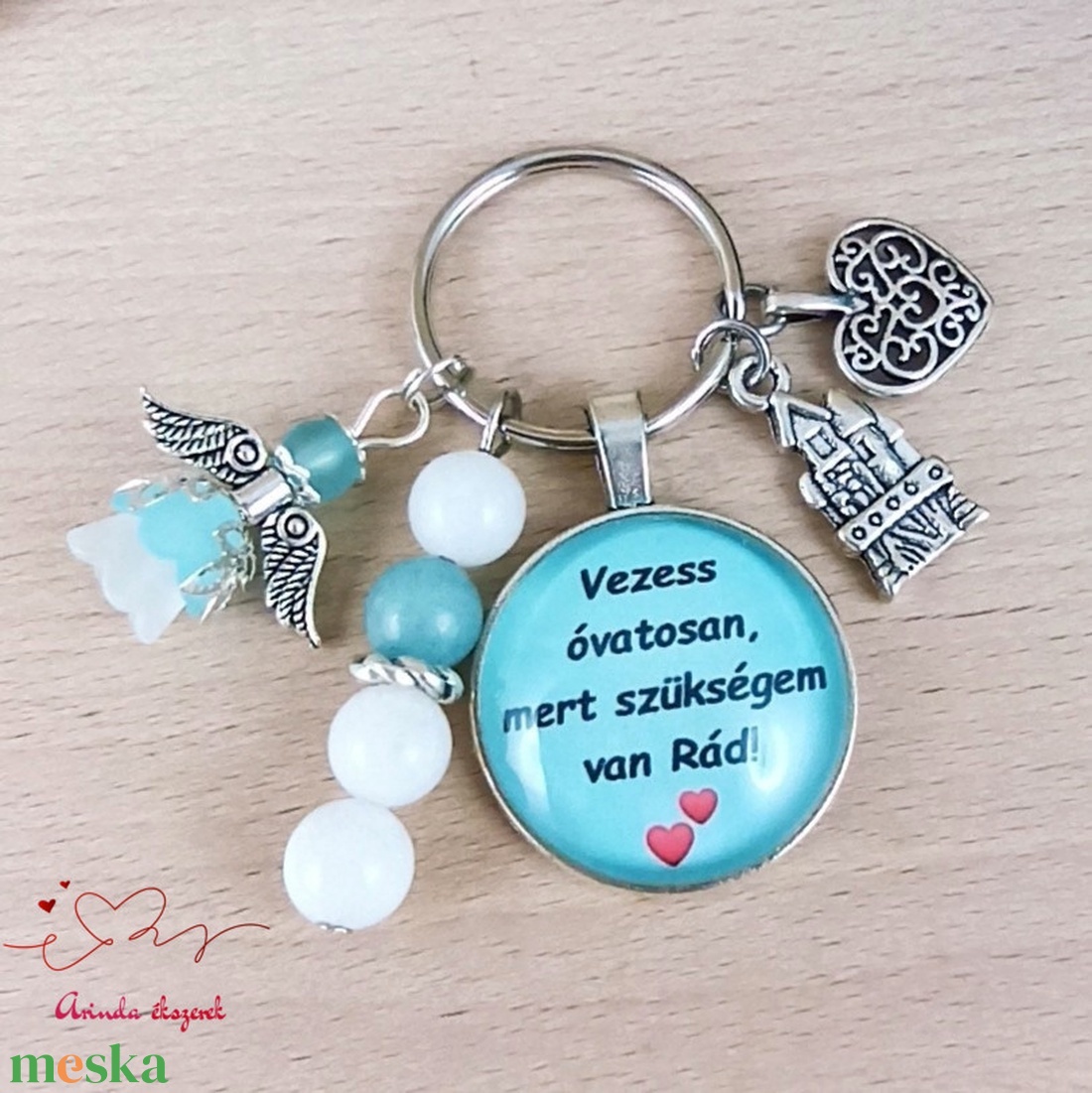 Vezess óvatosan, mert szükségem van Rád! autós kulcstartó � ajándék sofőröknek - táska & tok - kulcstartó & táskadísz - kulcstartó - Meska.hu